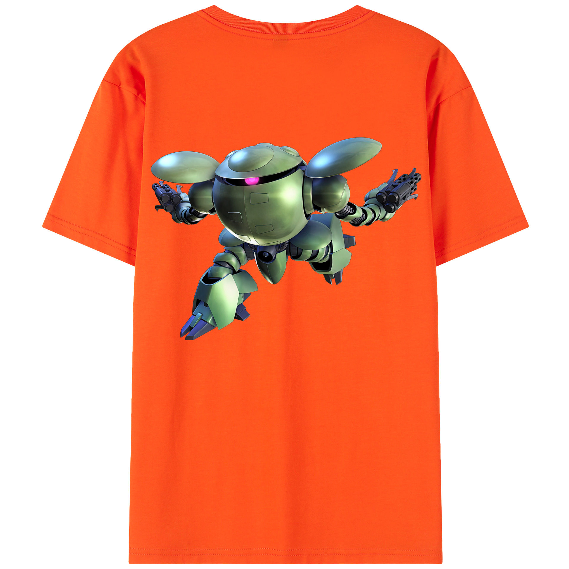 （画像用） 機動戦士ガンダム Mobile Suit Gundam 綿100％半袖Tシャツ（背面プリント）