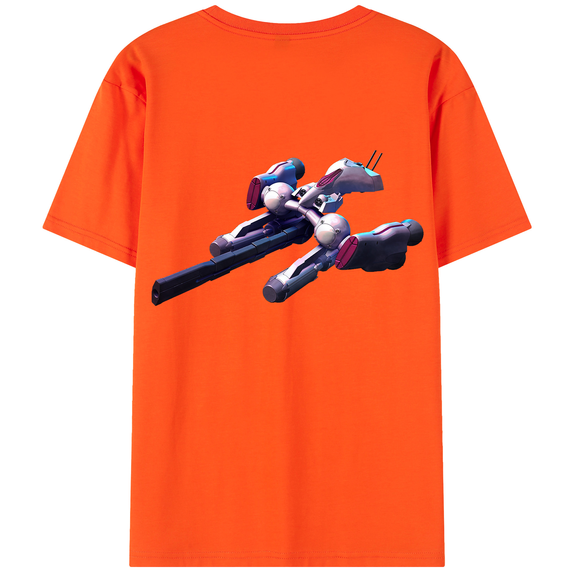 （画像用） 機動戦士ガンダム Mobile Suit Gundam 綿100％半袖Tシャツ（背面プリント）