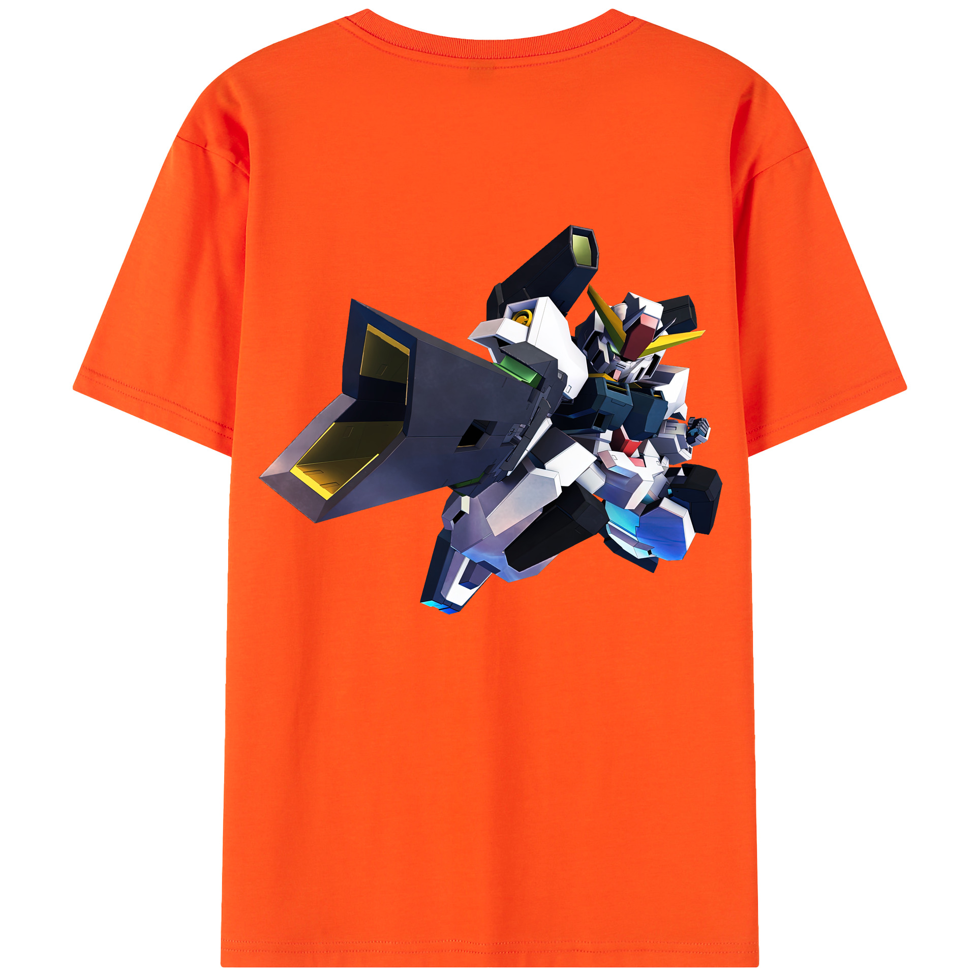 （画像用） 機動戦士ガンダム Mobile Suit Gundam 綿100％半袖Tシャツ（背面プリント）
