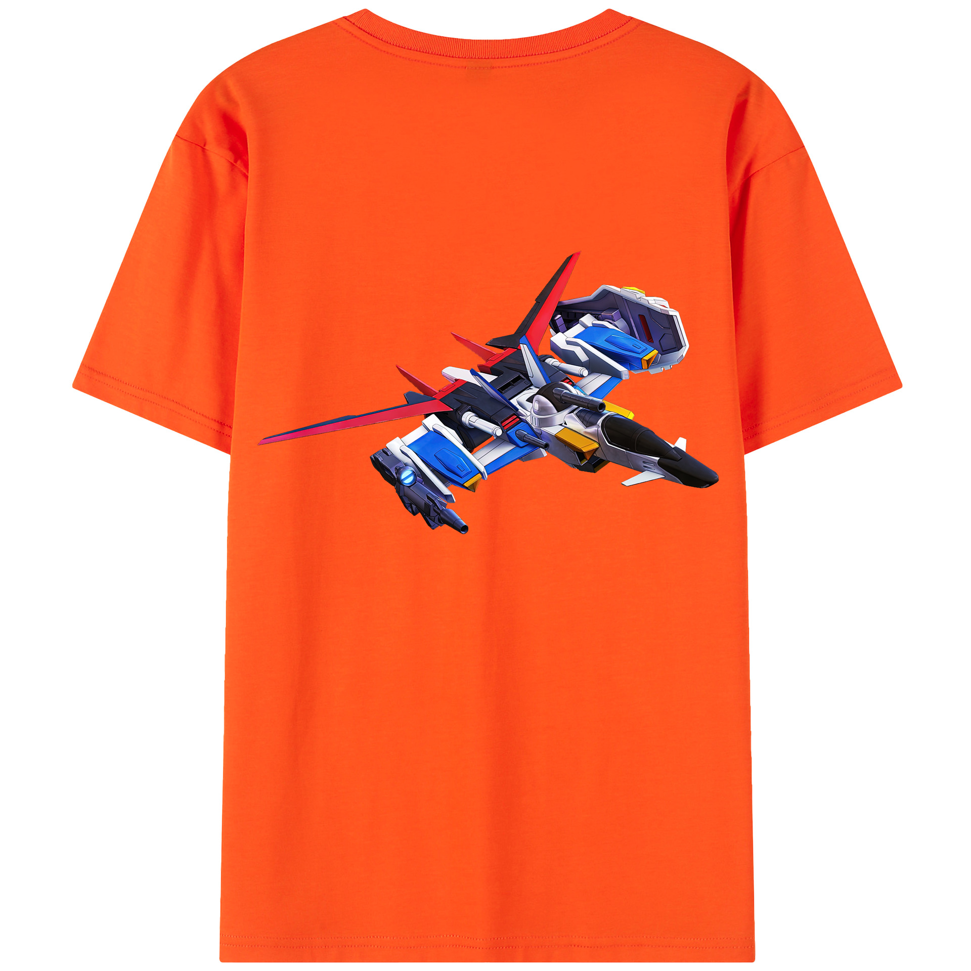 （画像用） 機動戦士ガンダム Mobile Suit Gundam 綿100％半袖Tシャツ（背面プリント）