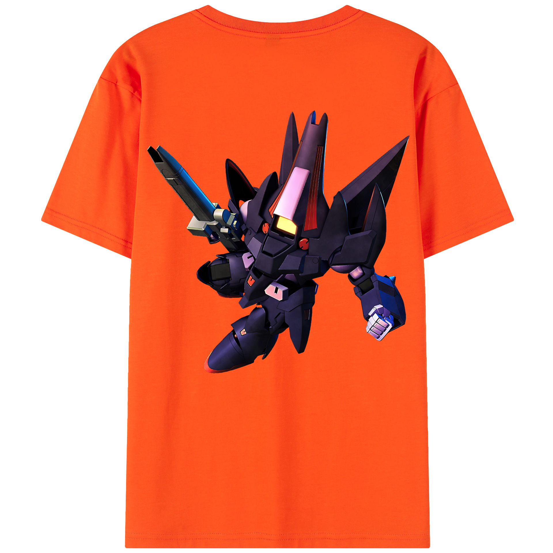 （画像用） 機動戦士ガンダム Mobile Suit Gundam 綿100％半袖Tシャツ（背面プリント）