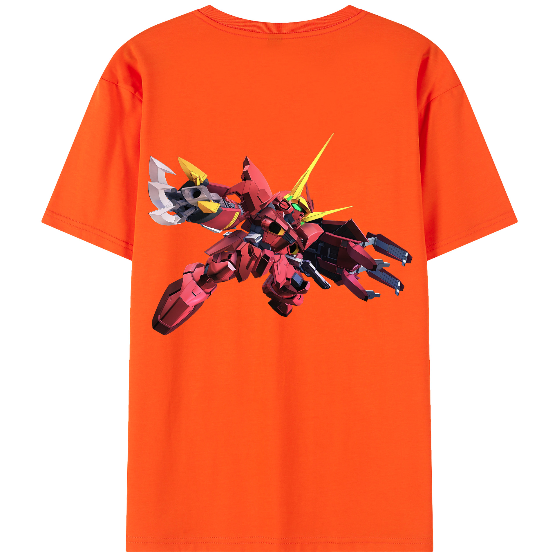 （画像用） 機動戦士ガンダム Mobile Suit Gundam 綿100％半袖Tシャツ（背面プリント）