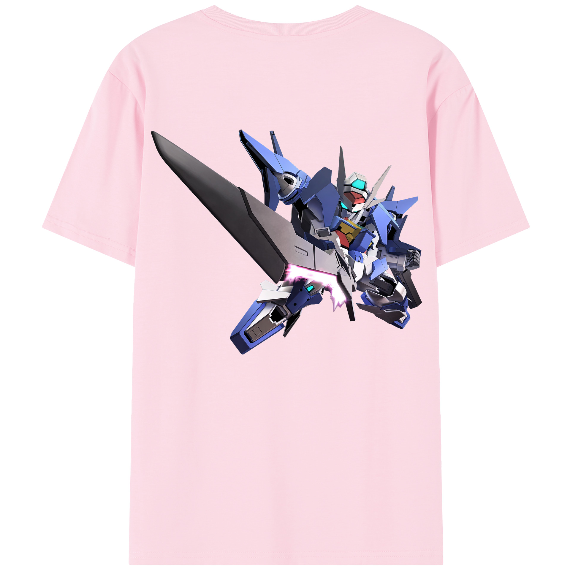 （画像用） 機動戦士ガンダム Mobile Suit Gundam 綿100％半袖Tシャツ（背面プリント）