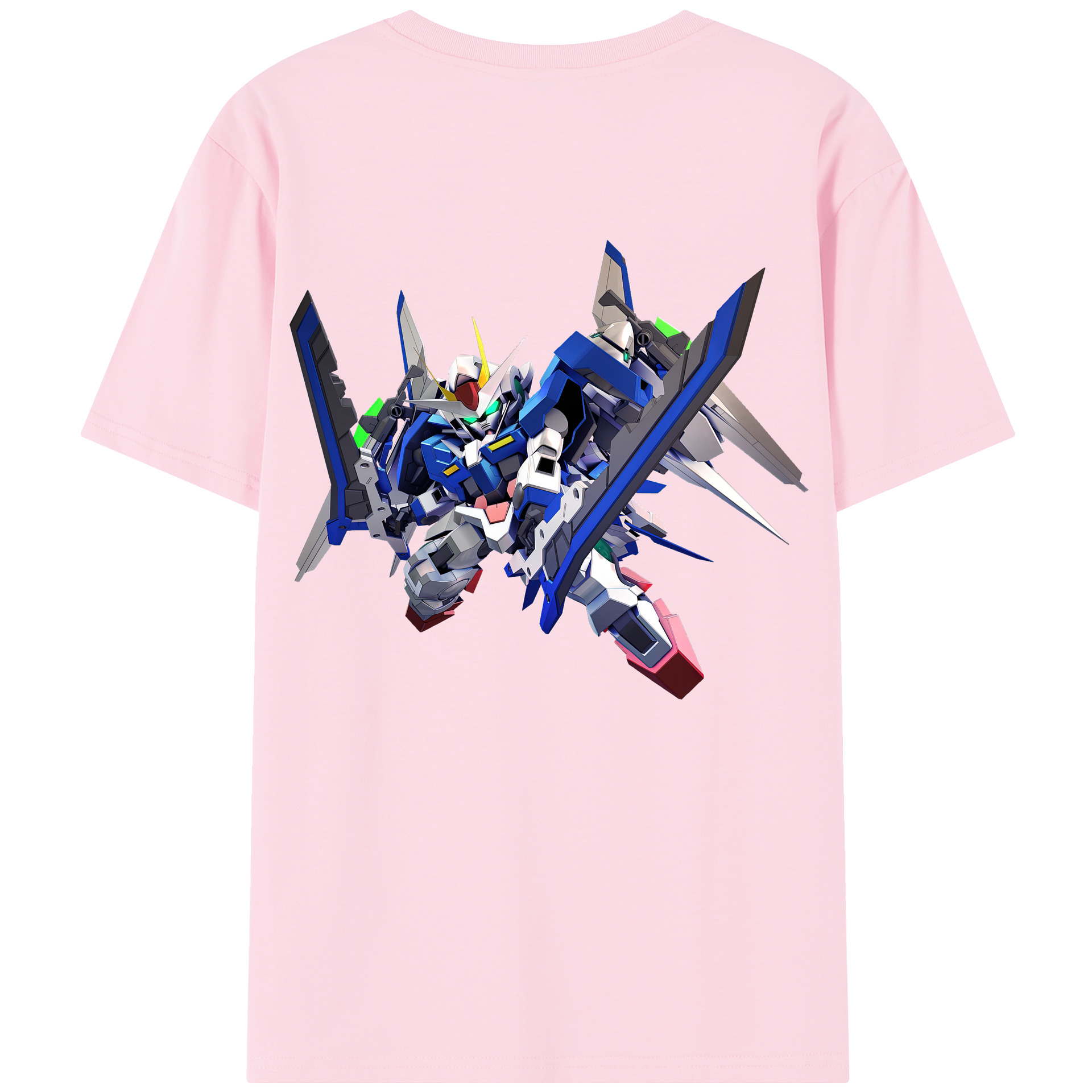 （画像用） 機動戦士ガンダム Mobile Suit Gundam 綿100％半袖Tシャツ（背面プリント）