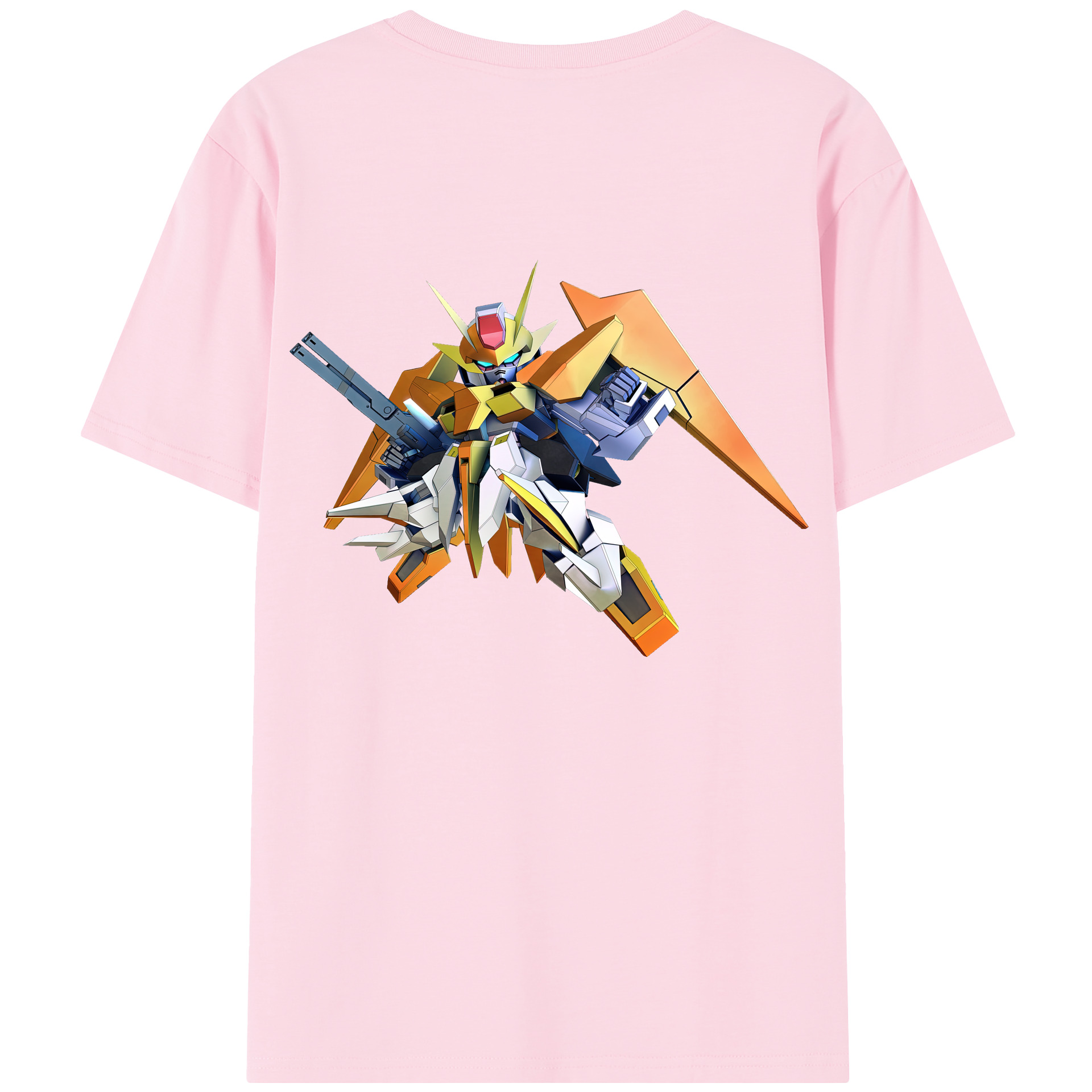 （画像用） 機動戦士ガンダム Mobile Suit Gundam 綿100％半袖Tシャツ（背面プリント）