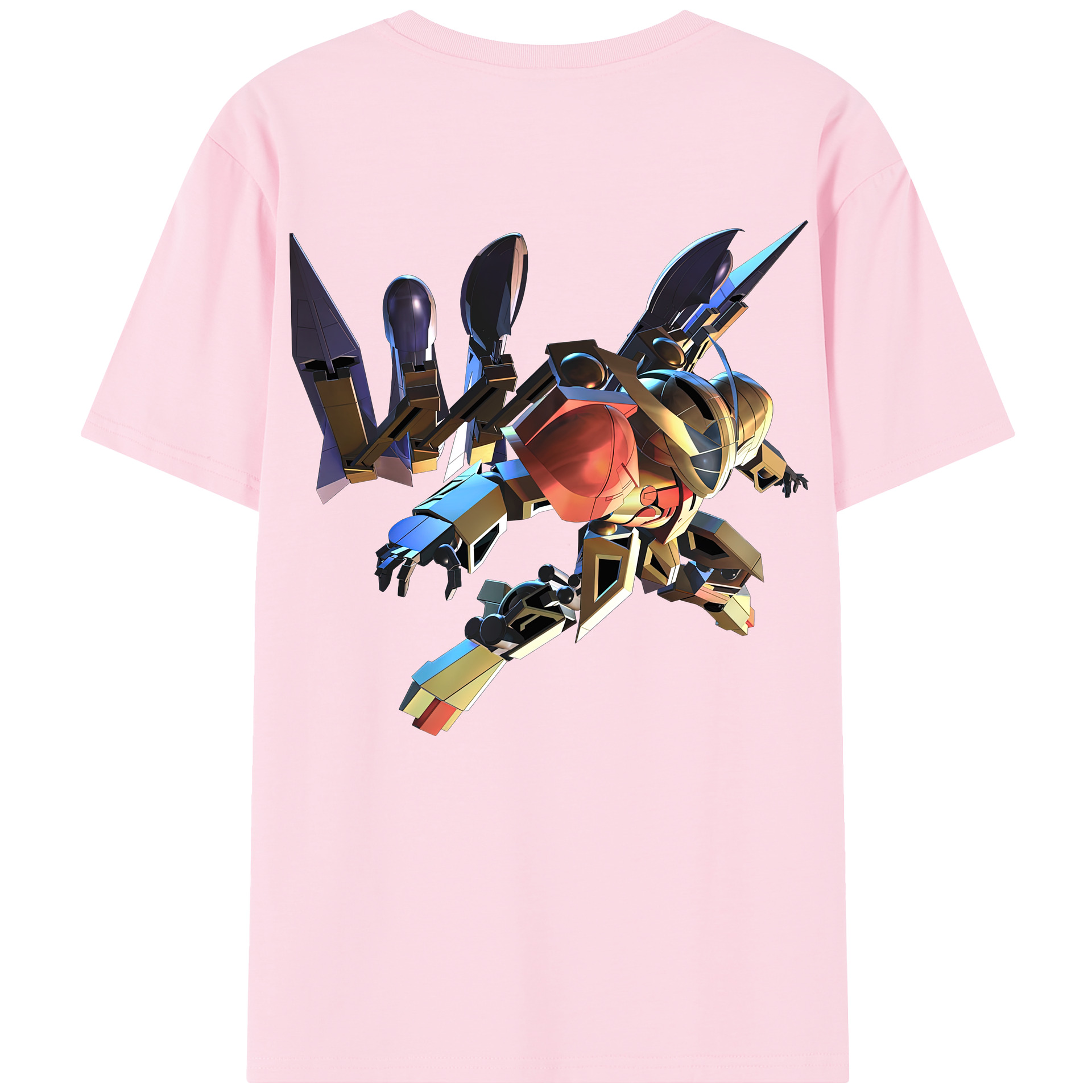 （画像用） 機動戦士ガンダム Mobile Suit Gundam 綿100％半袖Tシャツ（背面プリント）