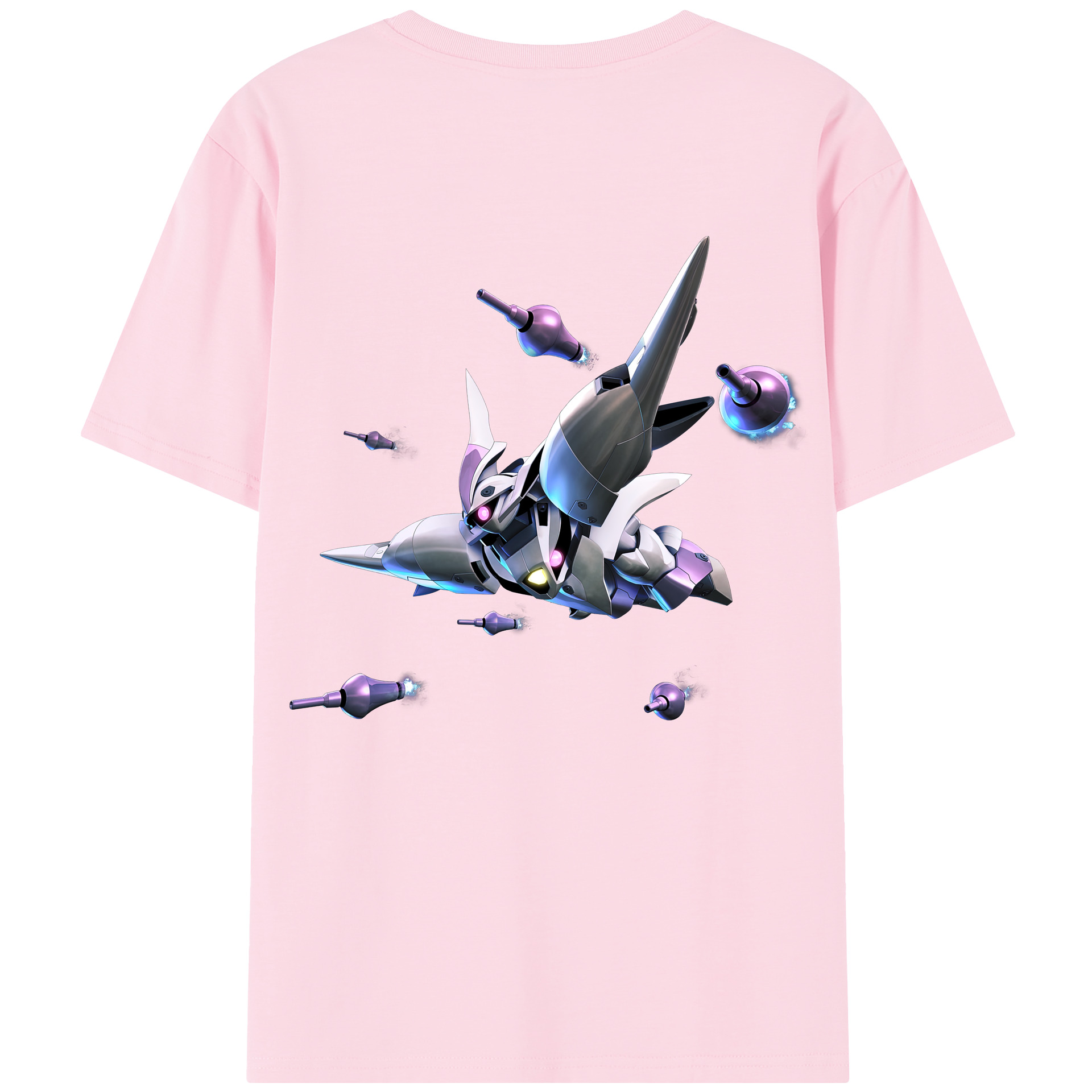 （画像用） 機動戦士ガンダム Mobile Suit Gundam 綿100％半袖Tシャツ（背面プリント）