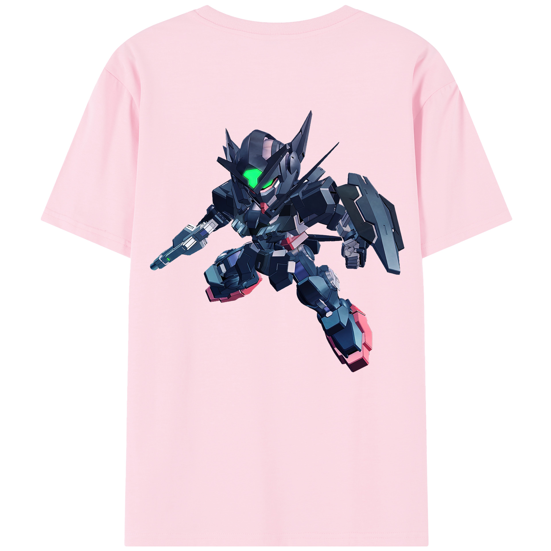 （画像用） 機動戦士ガンダム Mobile Suit Gundam 綿100％半袖Tシャツ（背面プリント）