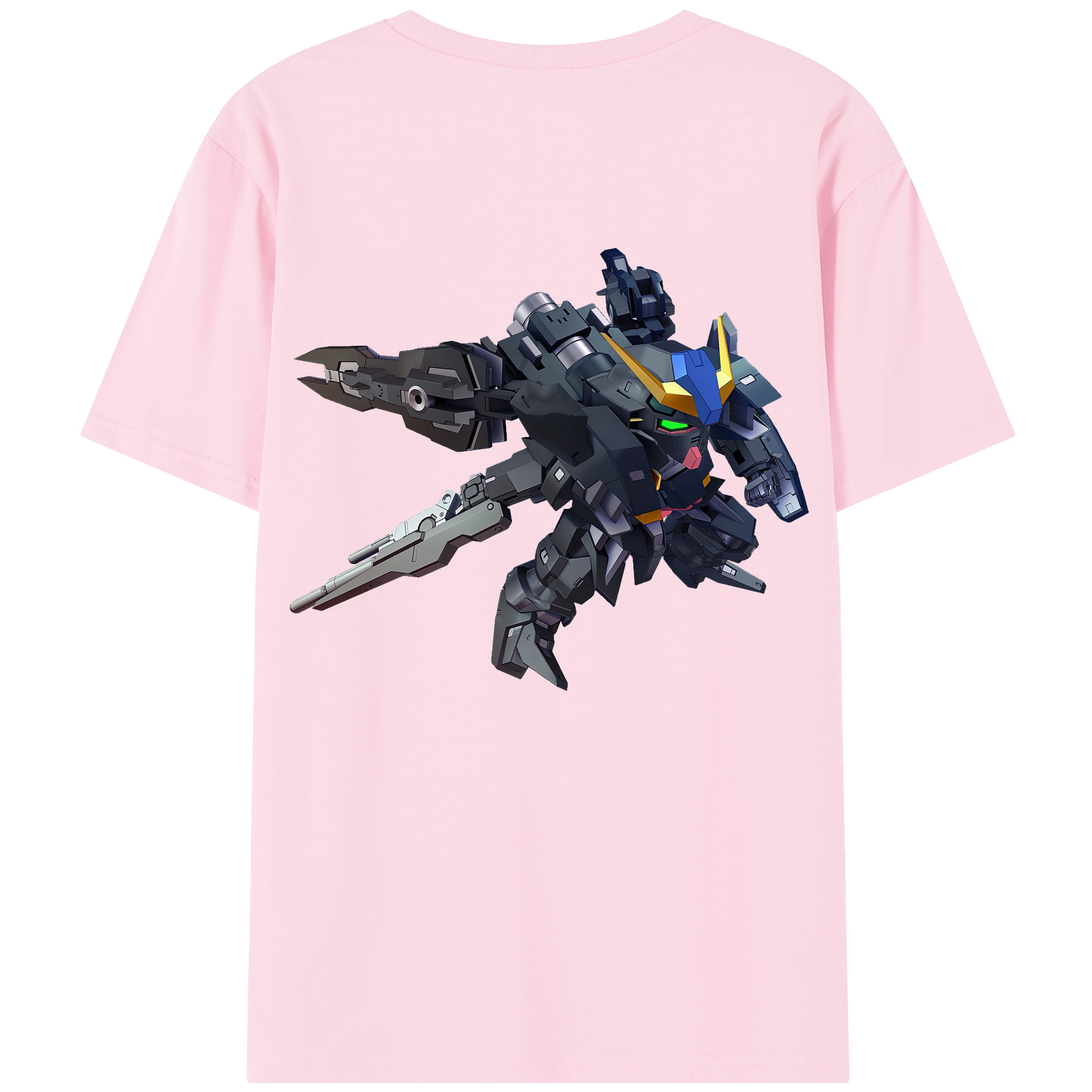 （画像用） 機動戦士ガンダム Mobile Suit Gundam 綿100％半袖Tシャツ（背面プリント）