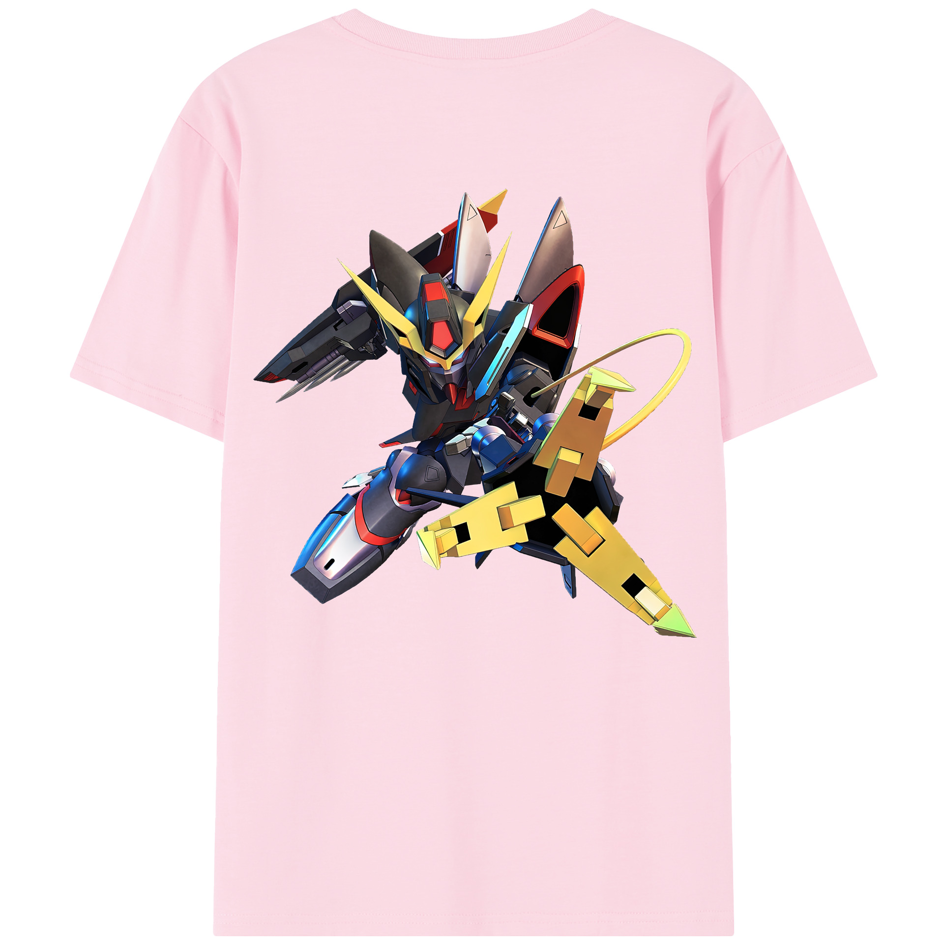 （画像用） 機動戦士ガンダム Mobile Suit Gundam 綿100％半袖Tシャツ（背面プリント）