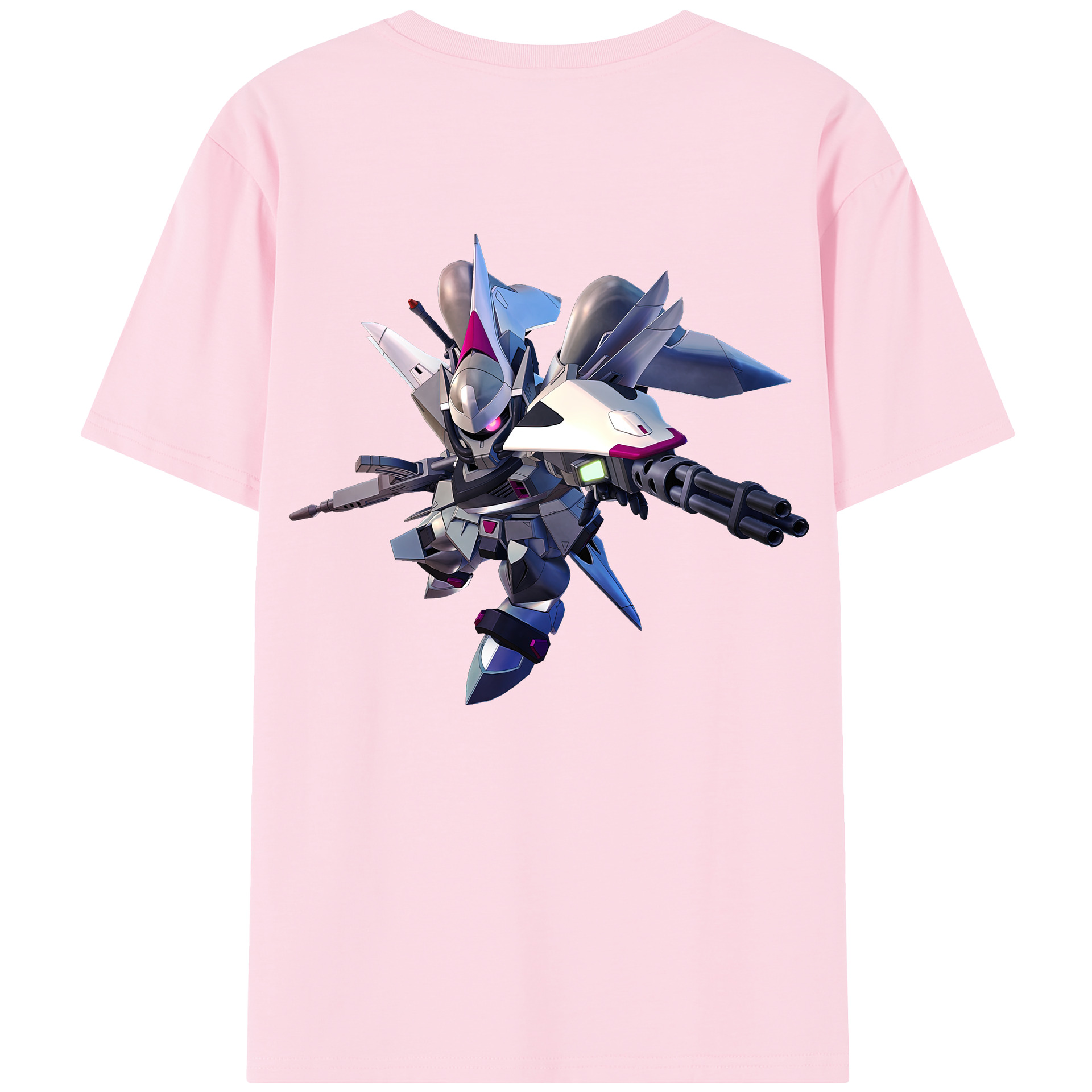 （画像用） 機動戦士ガンダム Mobile Suit Gundam 綿100％半袖Tシャツ（背面プリント）
