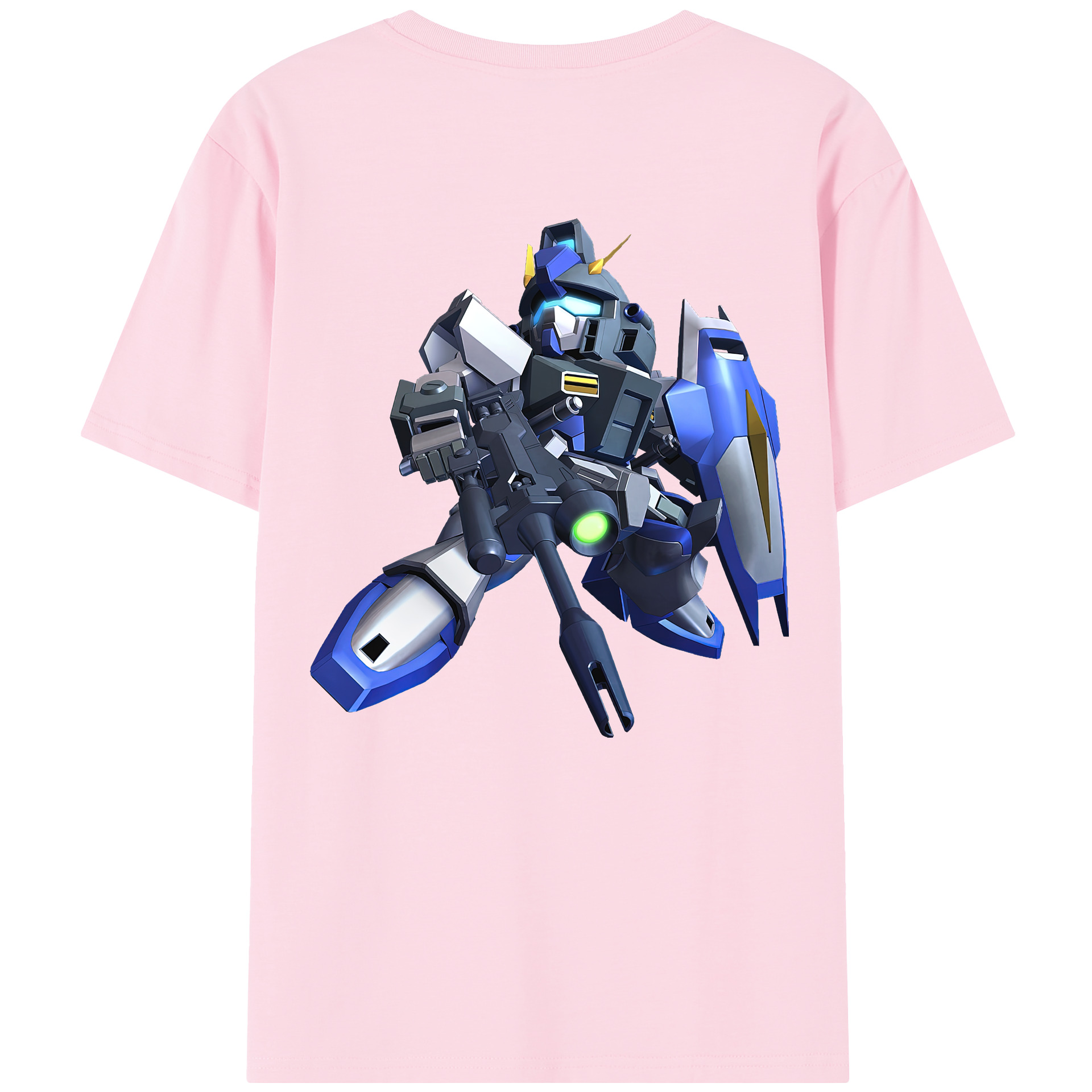 （画像用） 機動戦士ガンダム Mobile Suit Gundam 綿100％半袖Tシャツ（背面プリント）