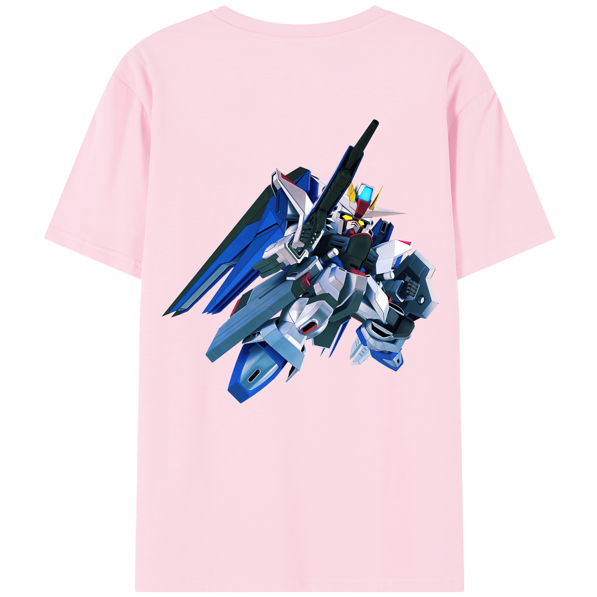 （画像用） 機動戦士ガンダム Mobile Suit Gundam 綿100％半袖Tシャツ（背面プリント）
