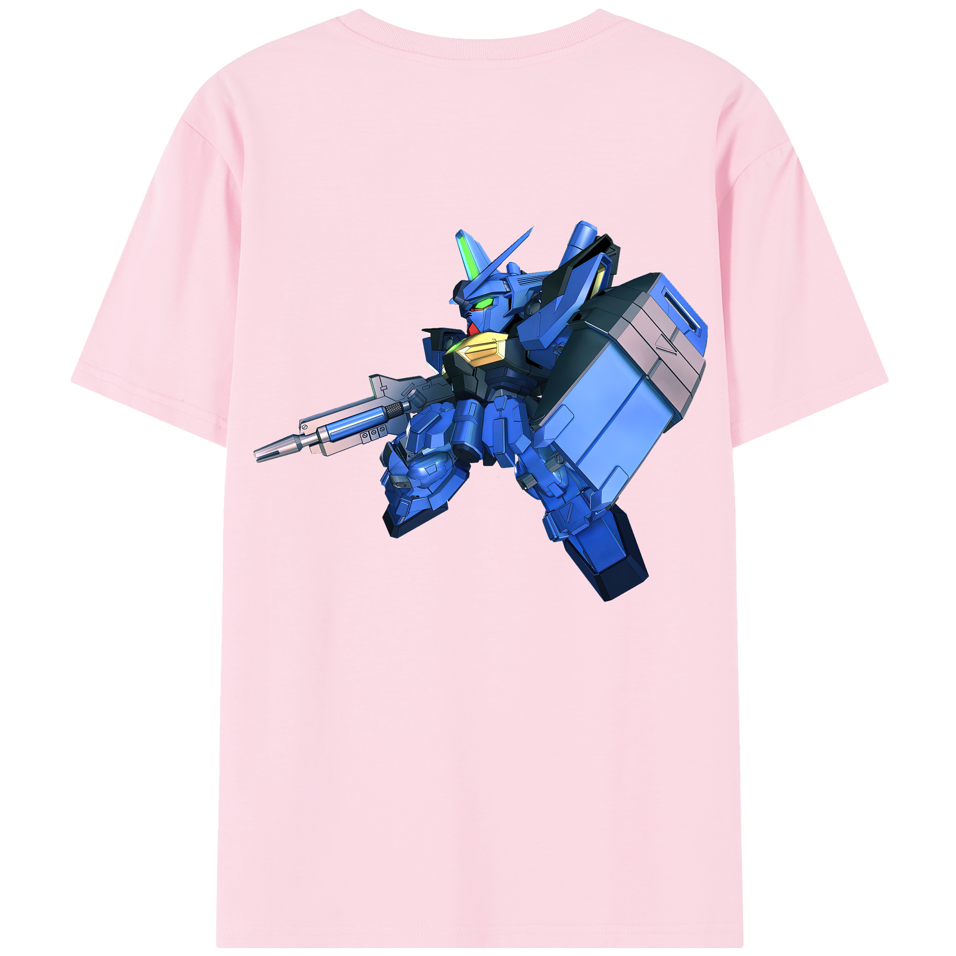 （画像用） 機動戦士ガンダム Mobile Suit Gundam 綿100％半袖Tシャツ（背面プリント）