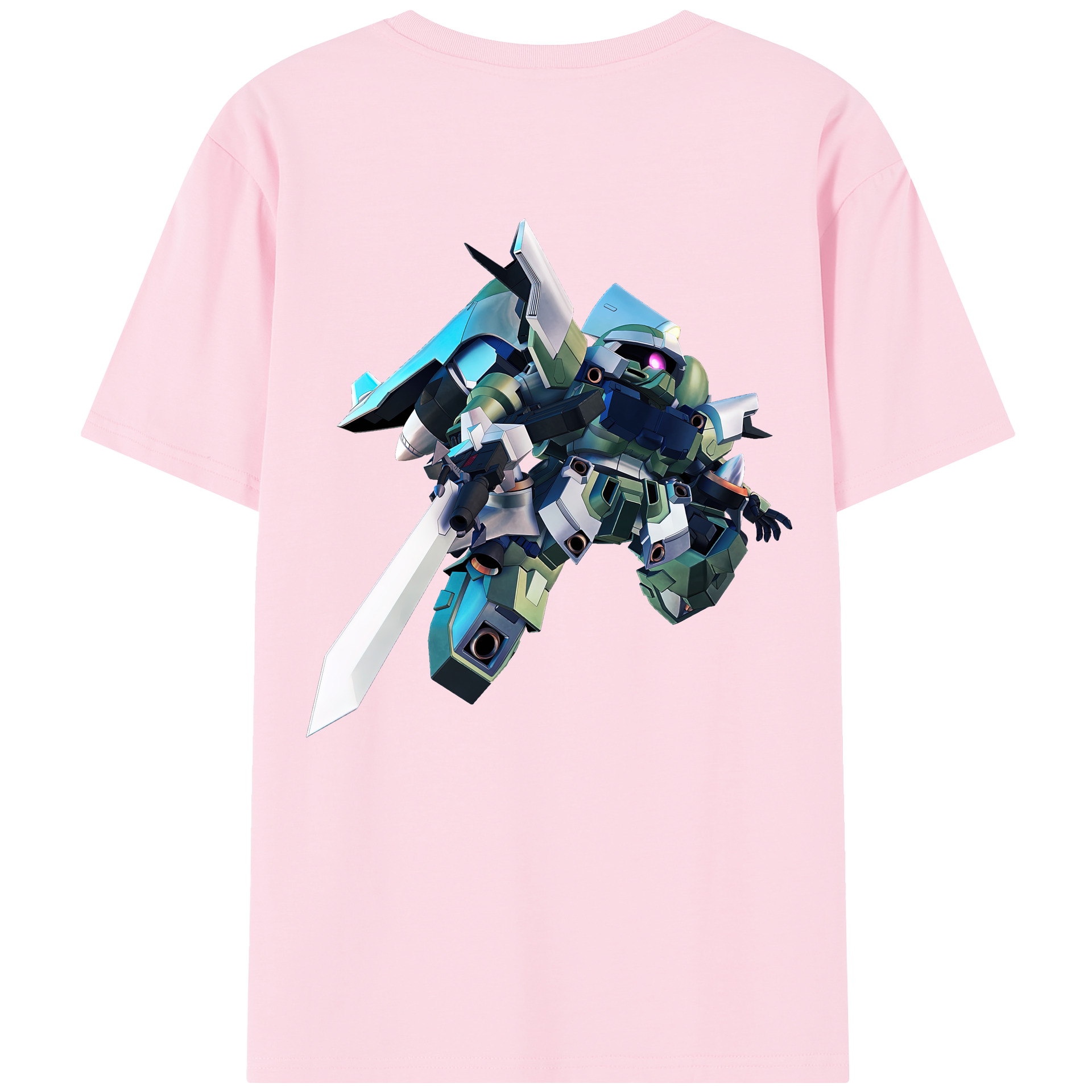 （画像用） 機動戦士ガンダム Mobile Suit Gundam 綿100％半袖Tシャツ（背面プリント）