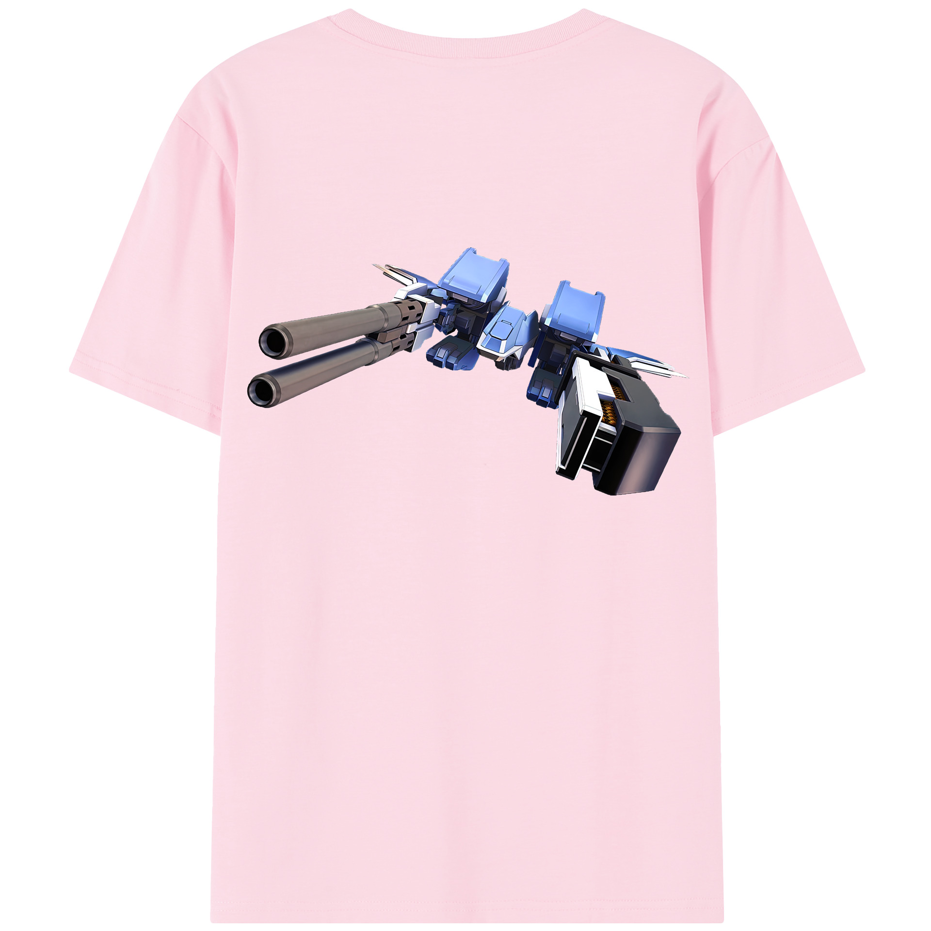 （画像用） 機動戦士ガンダム Mobile Suit Gundam 綿100％半袖Tシャツ（背面プリント）