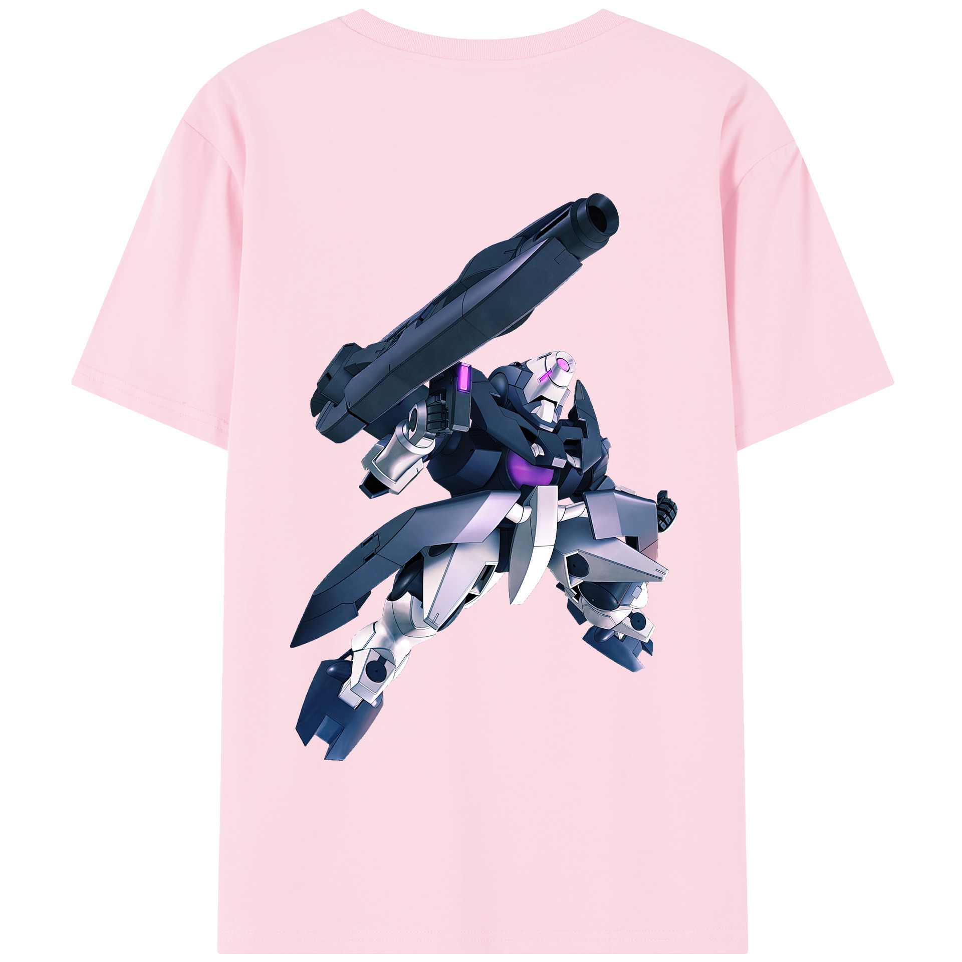 （画像用） 機動戦士ガンダム Mobile Suit Gundam 綿100％半袖Tシャツ（背面プリント）