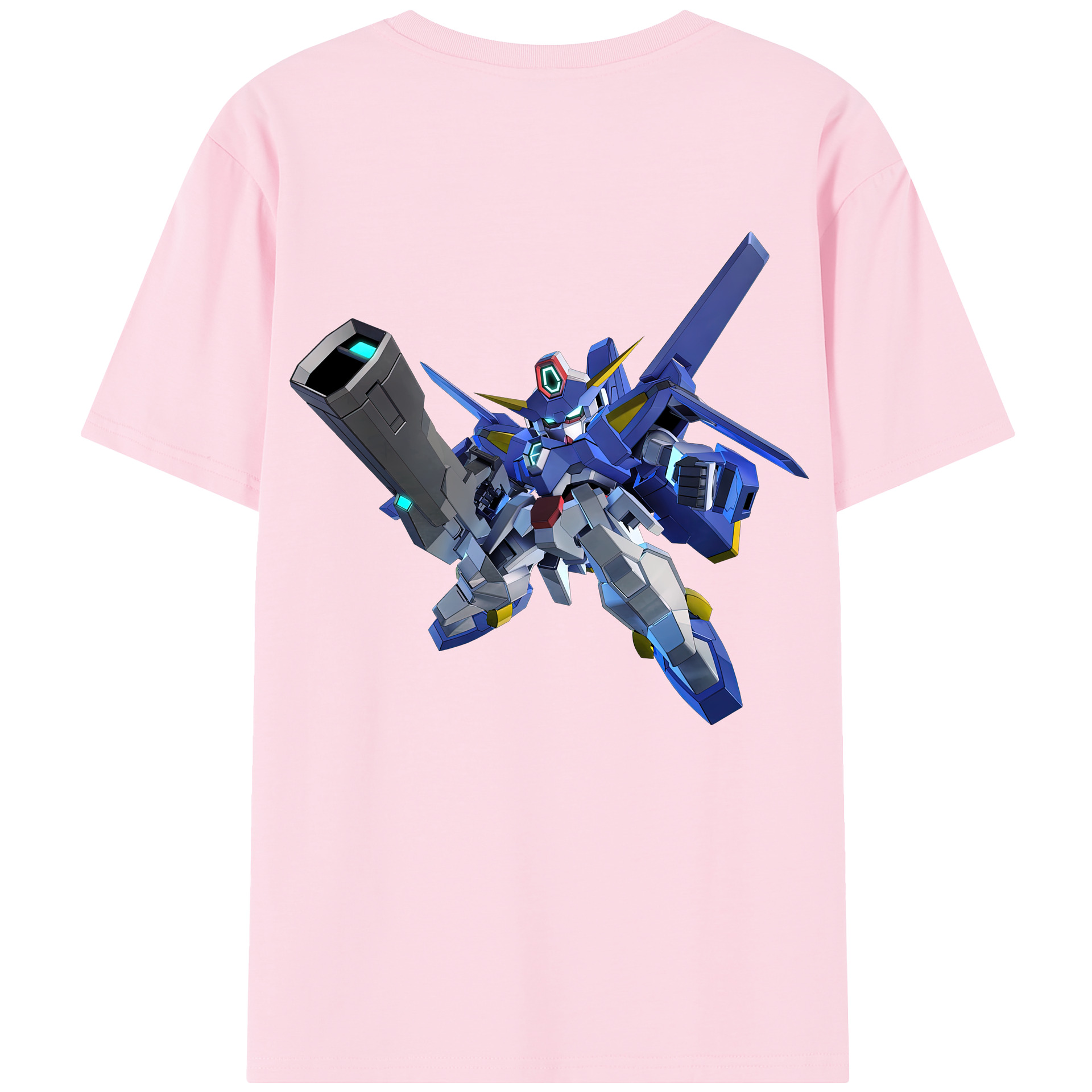 （画像用） 機動戦士ガンダム Mobile Suit Gundam 綿100％半袖Tシャツ（背面プリント）