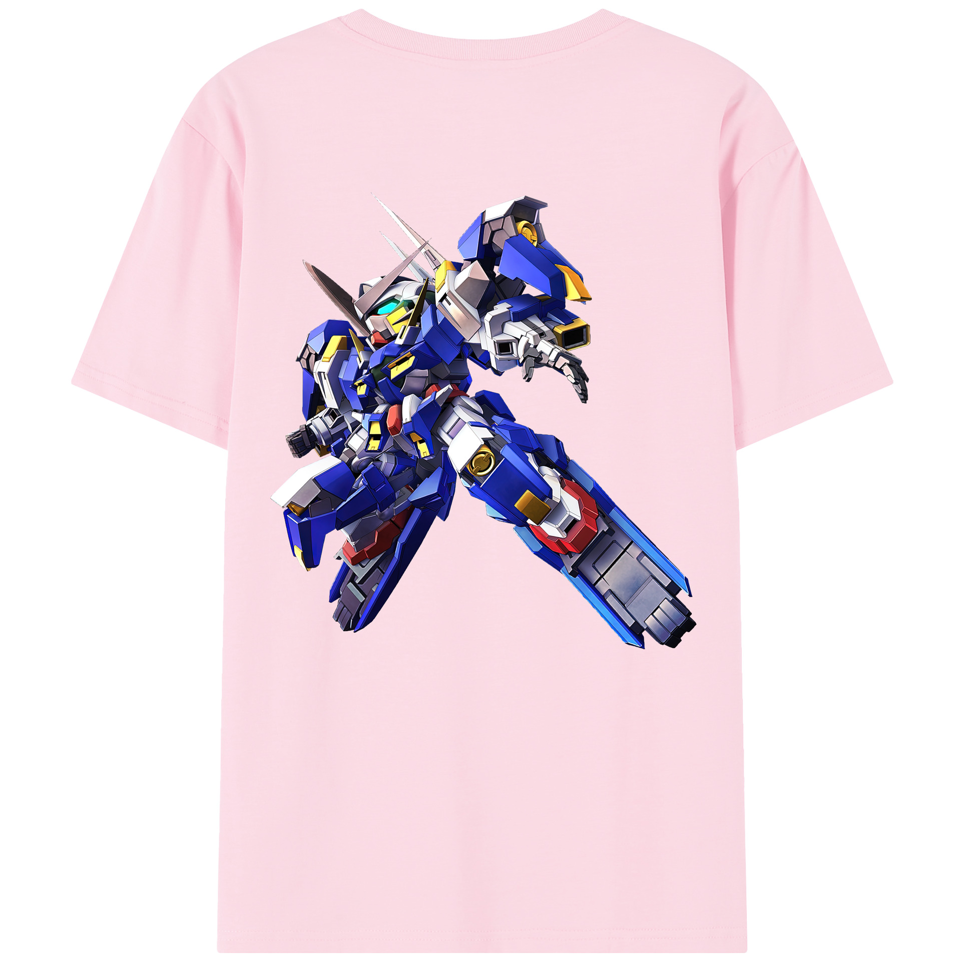 （画像用） 機動戦士ガンダム Mobile Suit Gundam 綿100％半袖Tシャツ（背面プリント）