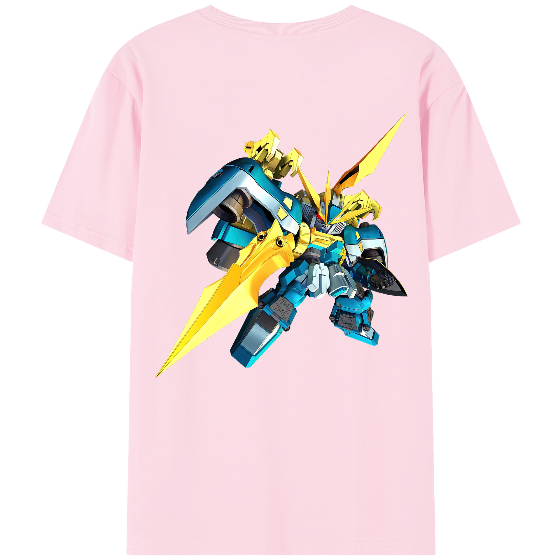 （画像用） 機動戦士ガンダム Mobile Suit Gundam 綿100％半袖Tシャツ（背面プリント）