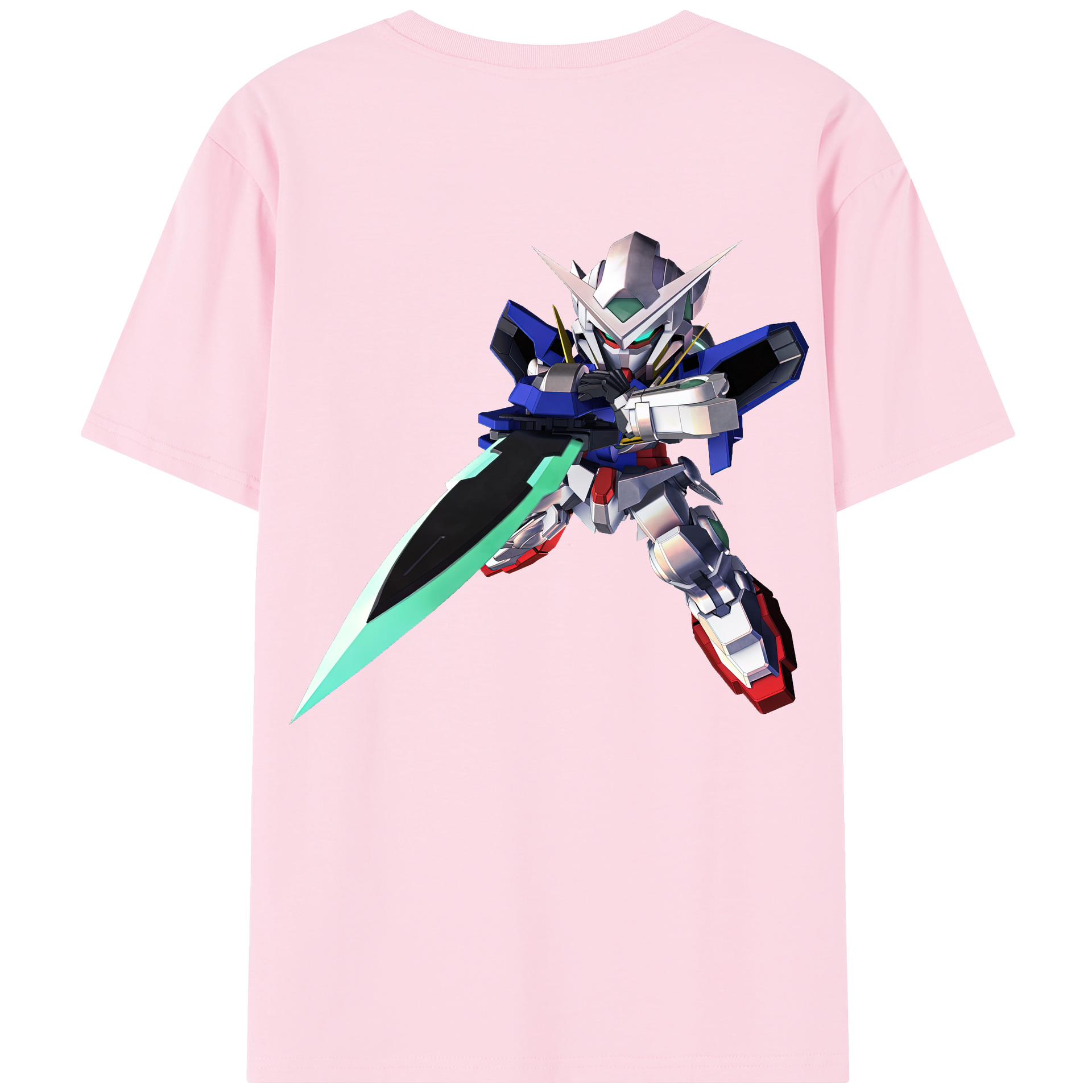 （画像用） 機動戦士ガンダム Mobile Suit Gundam 綿100％半袖Tシャツ（背面プリント）