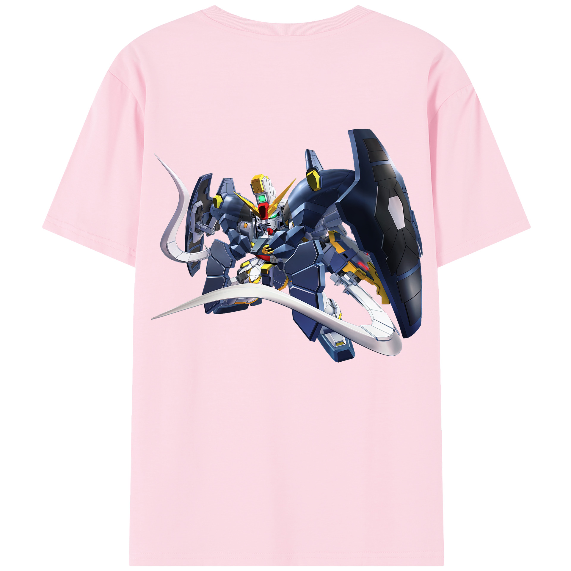 （画像用） 機動戦士ガンダム Mobile Suit Gundam 綿100％半袖Tシャツ（背面プリント）