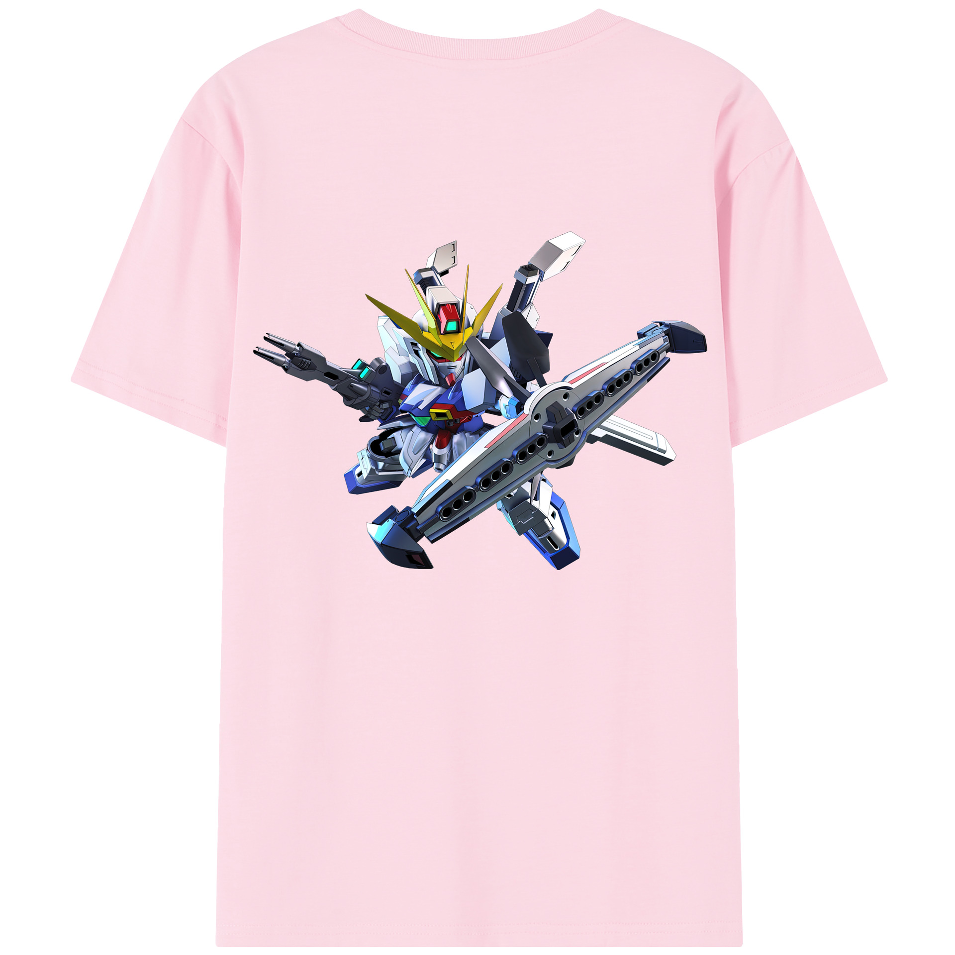 （画像用） 機動戦士ガンダム Mobile Suit Gundam 綿100％半袖Tシャツ（背面プリント）