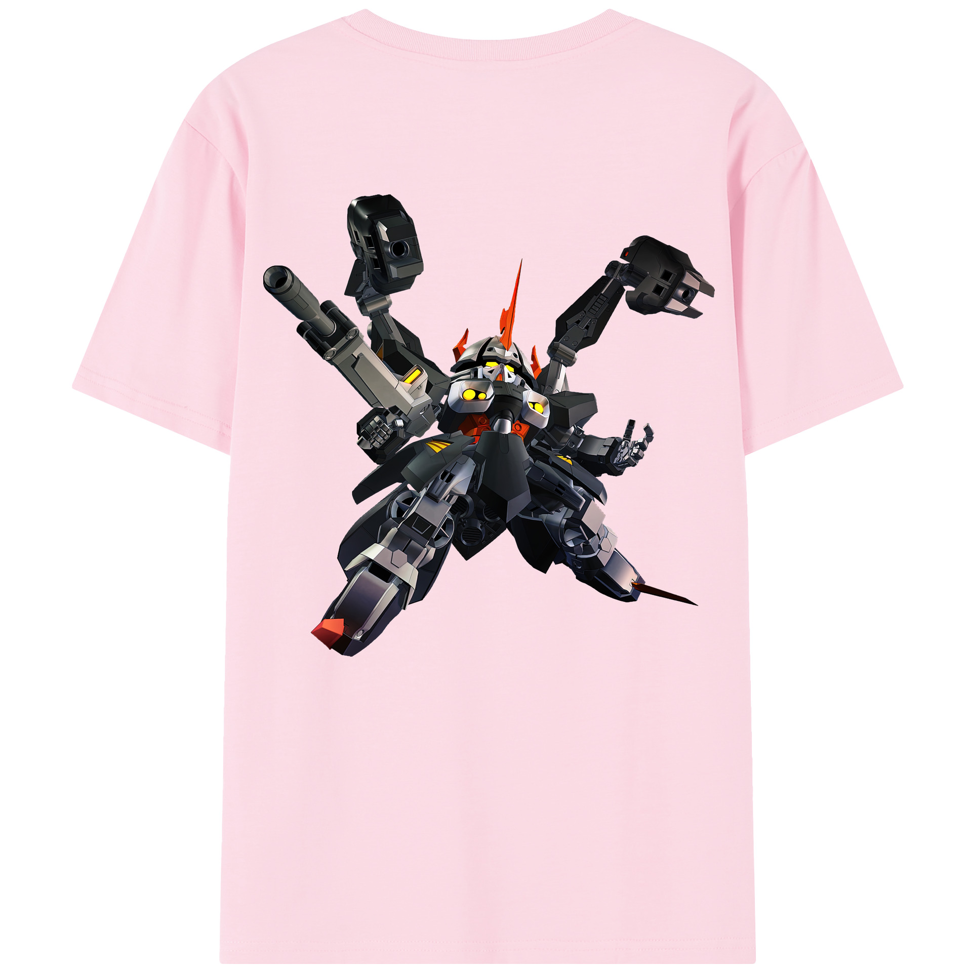 （画像用） 機動戦士ガンダム Mobile Suit Gundam 綿100％半袖Tシャツ（背面プリント）