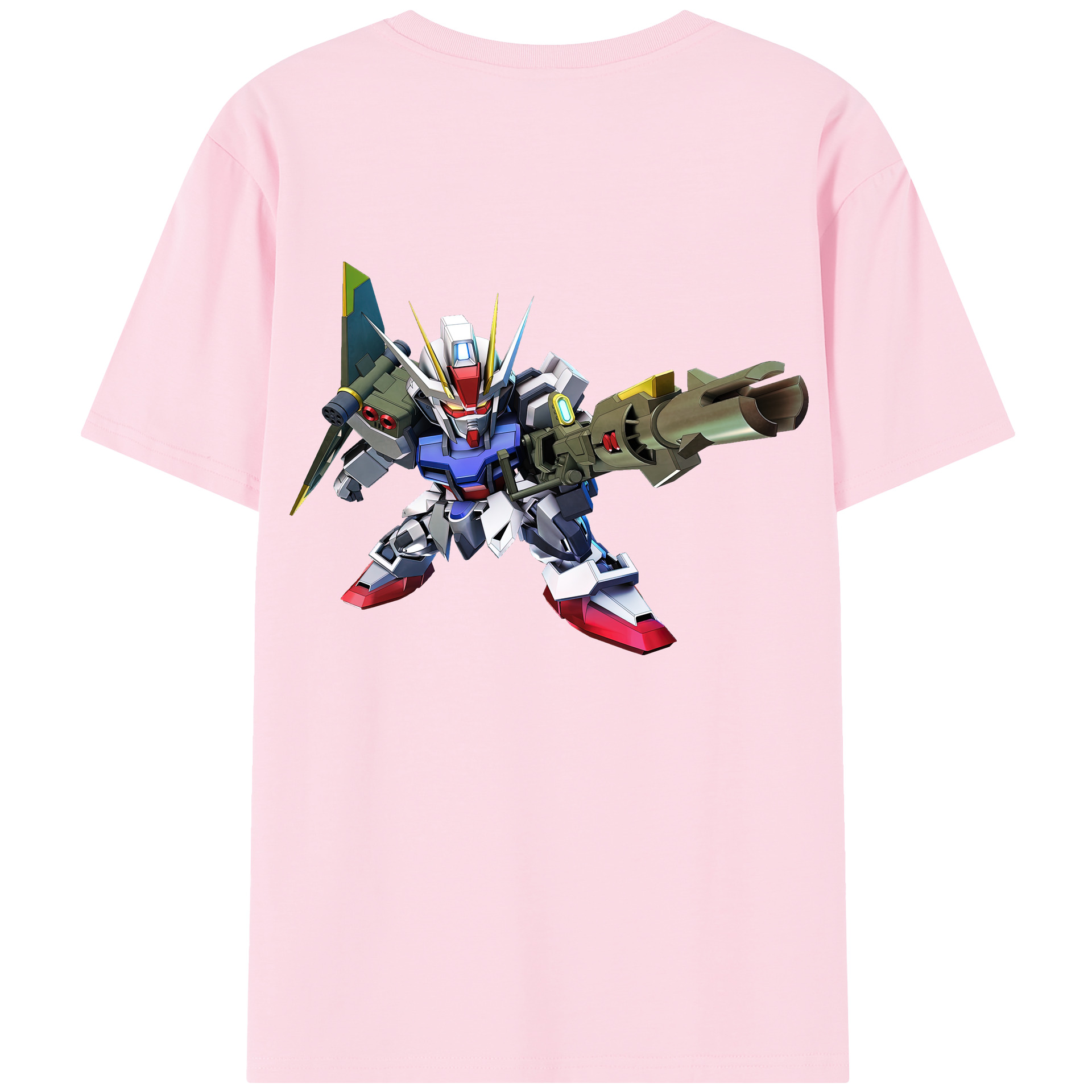 （画像用） 機動戦士ガンダム Mobile Suit Gundam 綿100％半袖Tシャツ（背面プリント）