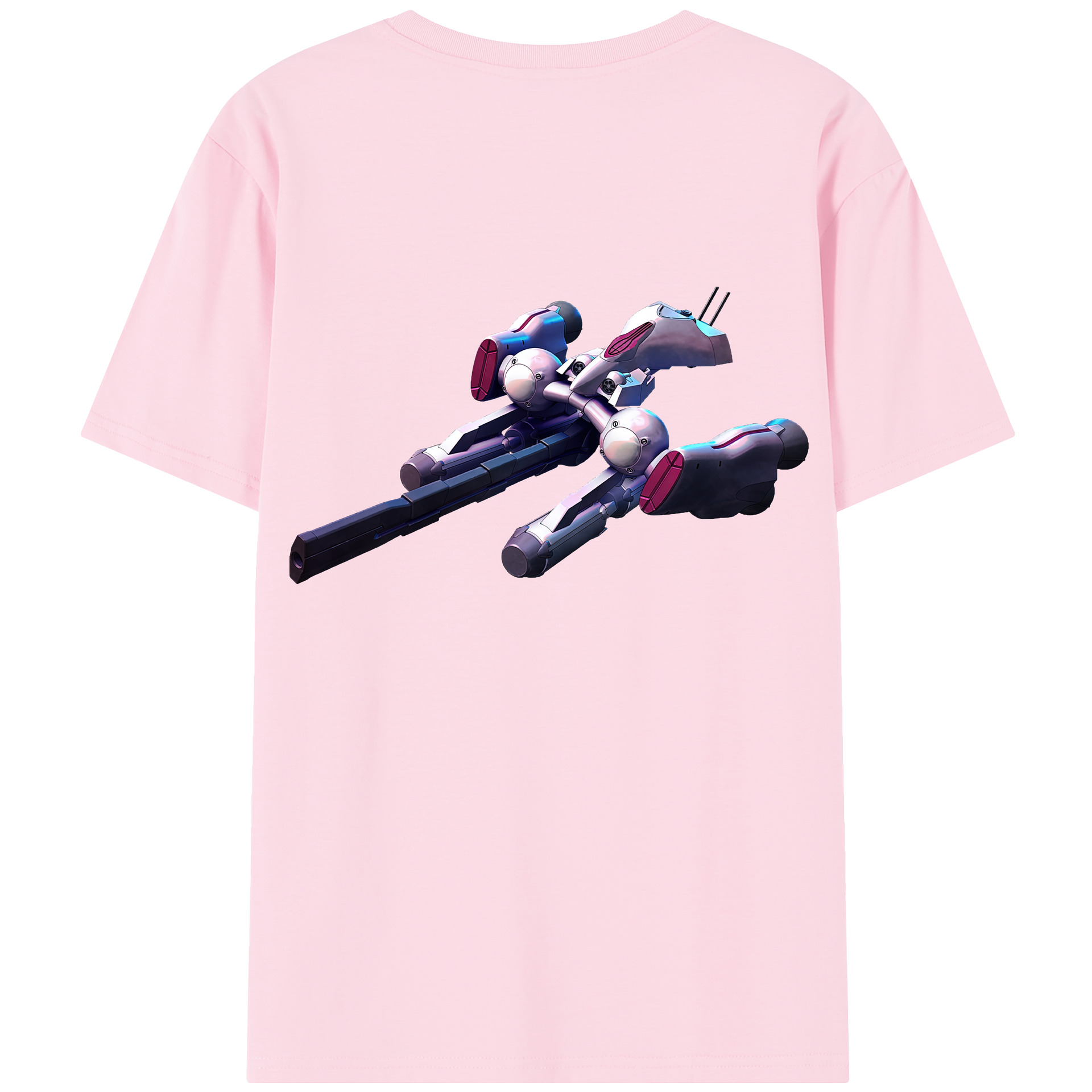 （画像用） 機動戦士ガンダム Mobile Suit Gundam 綿100％半袖Tシャツ（背面プリント）