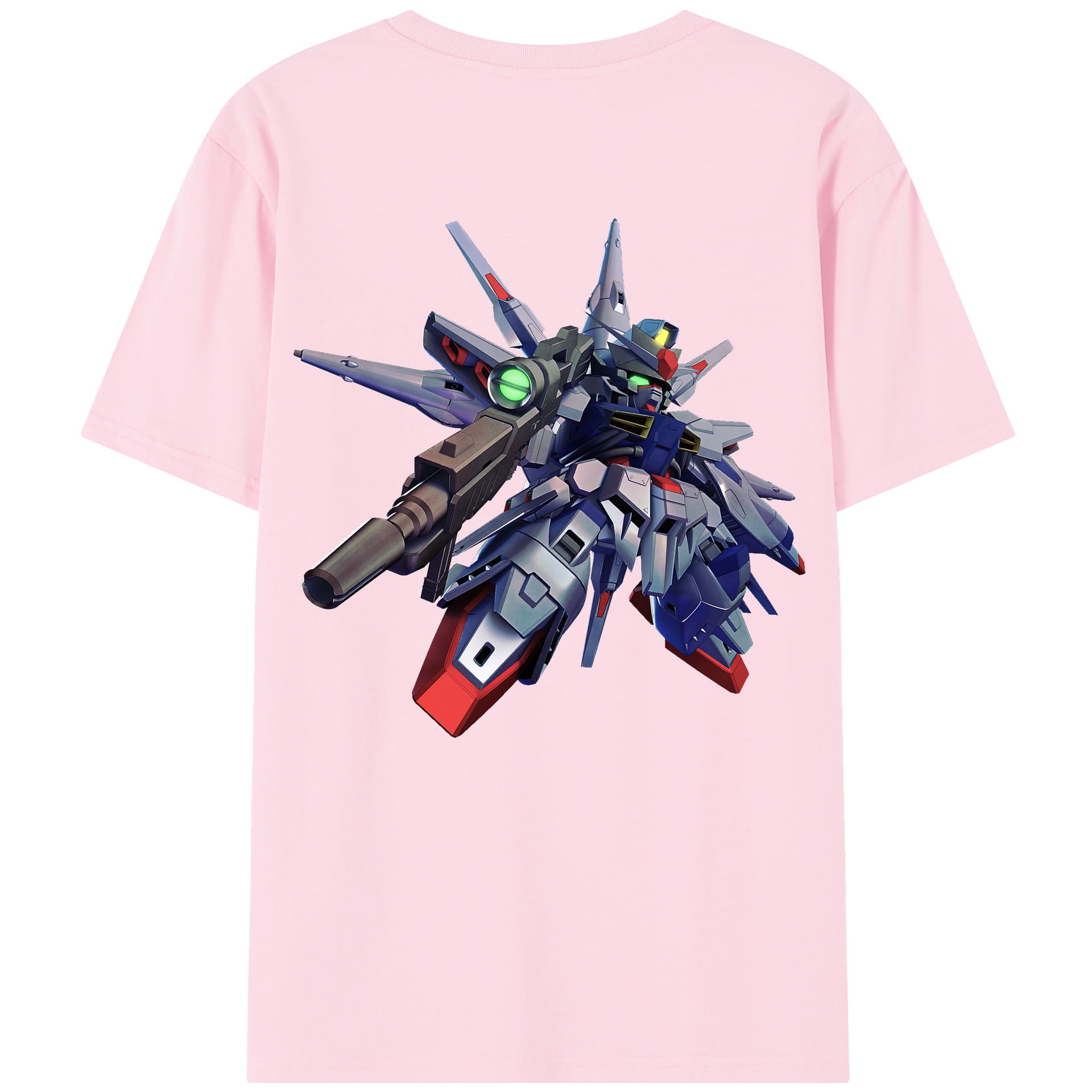 （画像用） 機動戦士ガンダム Mobile Suit Gundam 綿100％半袖Tシャツ（背面プリント）