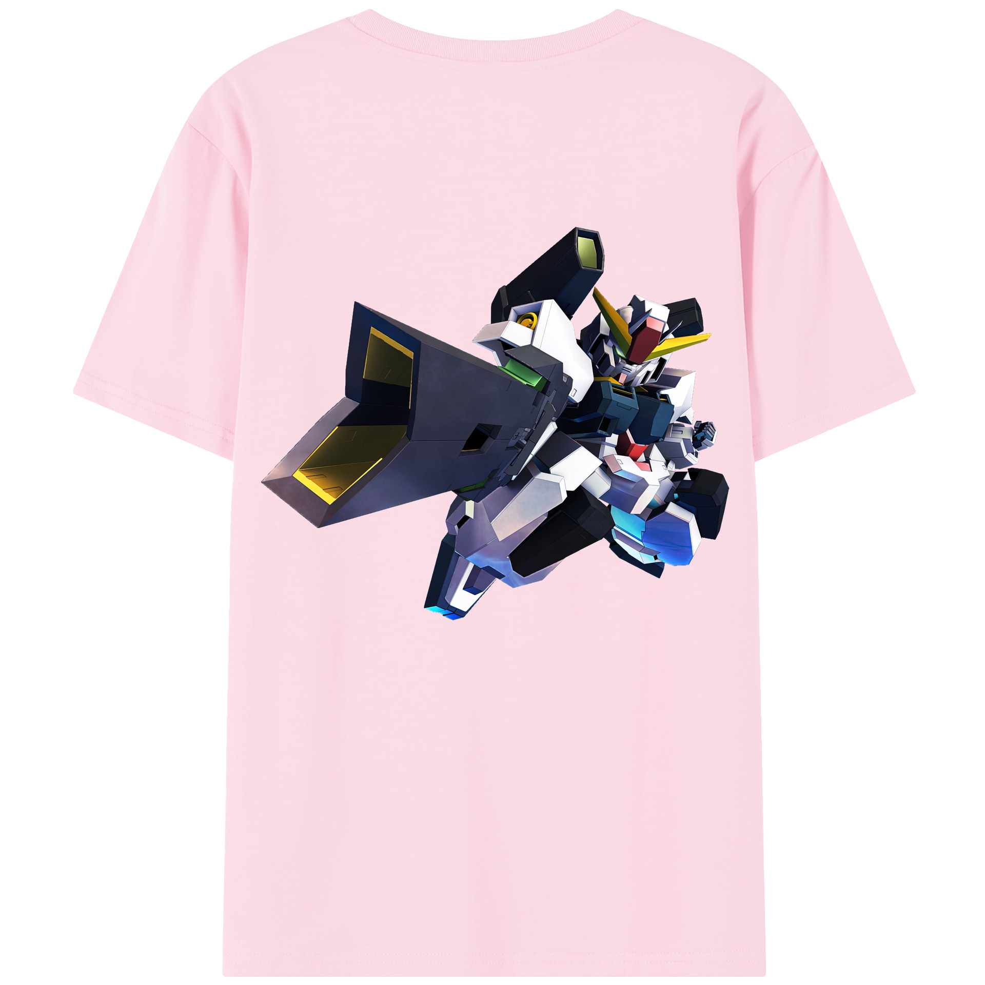 （画像用） 機動戦士ガンダム Mobile Suit Gundam 綿100％半袖Tシャツ（背面プリント）