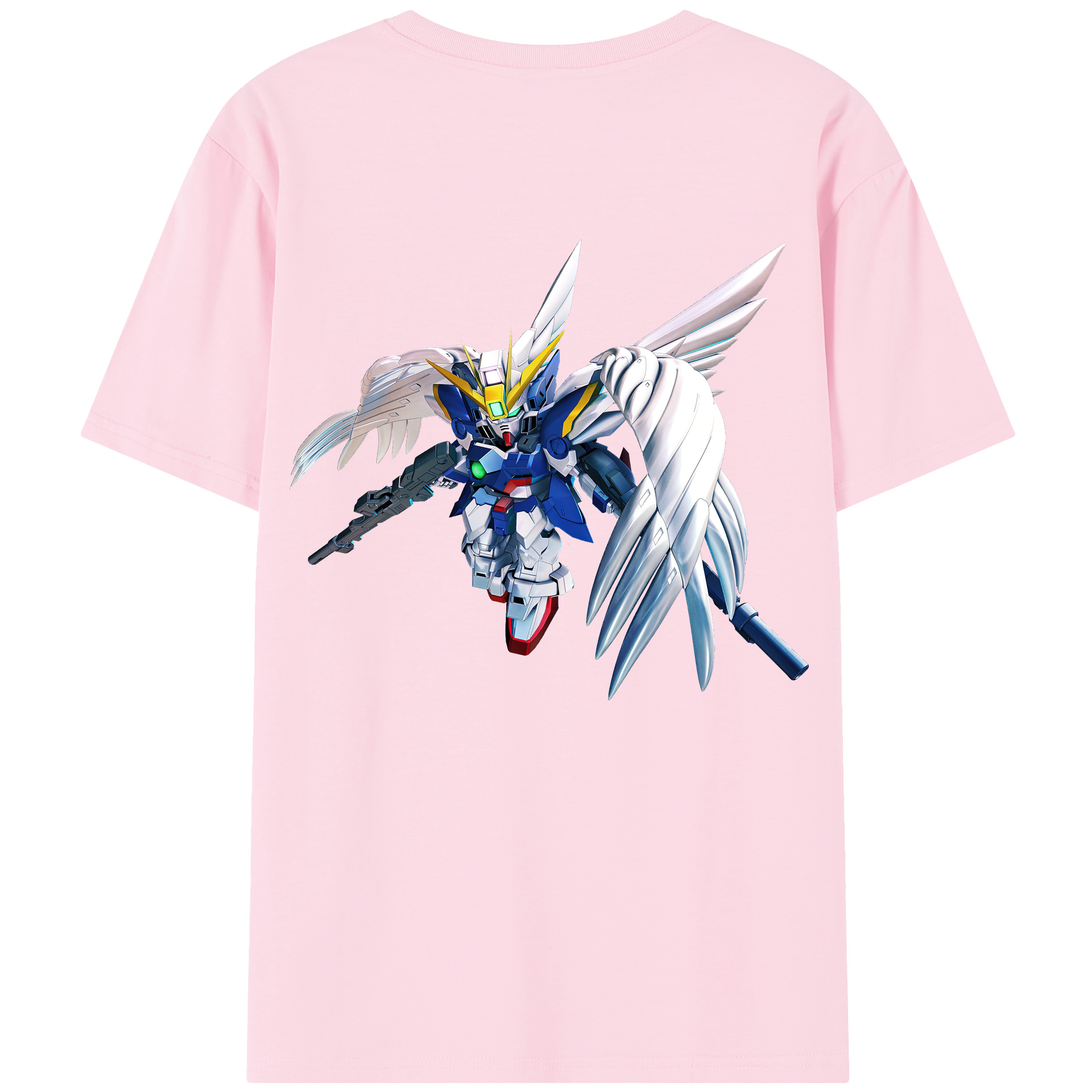 （画像用） 機動戦士ガンダム Mobile Suit Gundam 綿100％半袖Tシャツ（背面プリント）