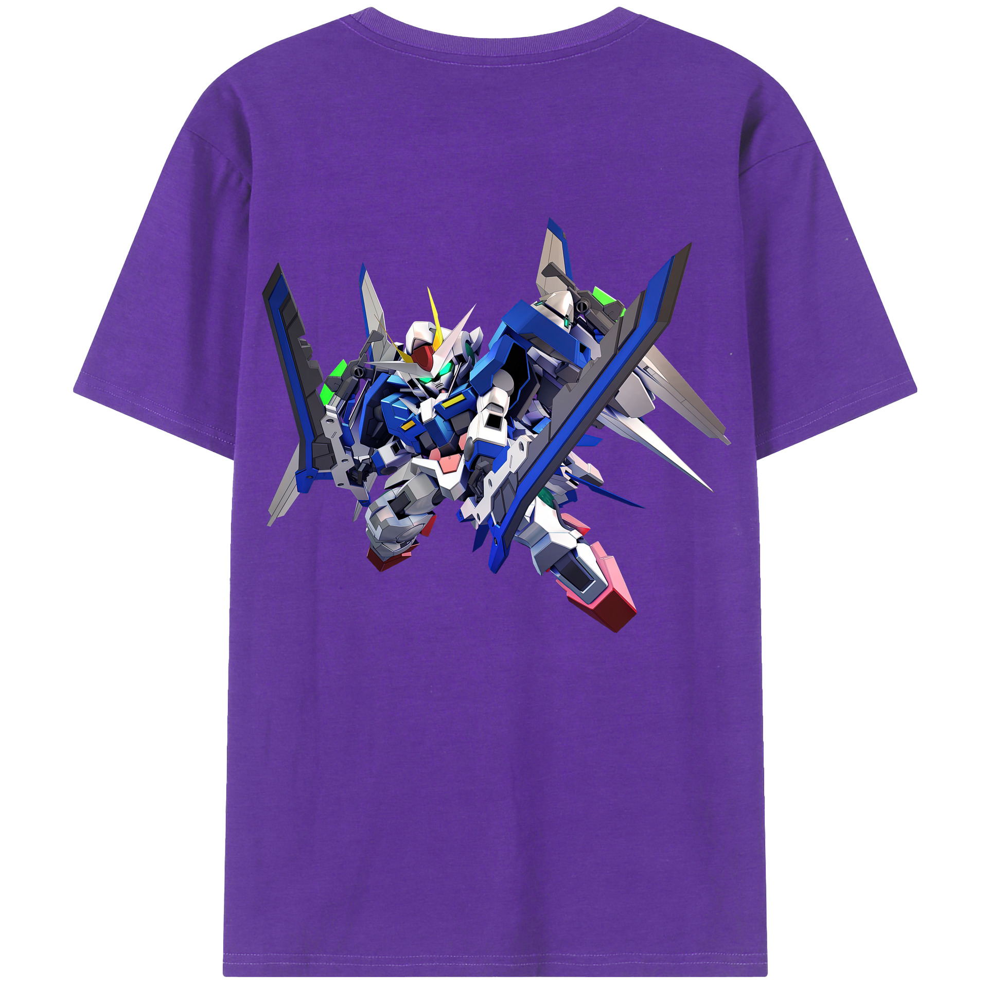 （画像用） 機動戦士ガンダム Mobile Suit Gundam 綿100％半袖Tシャツ（背面プリント）