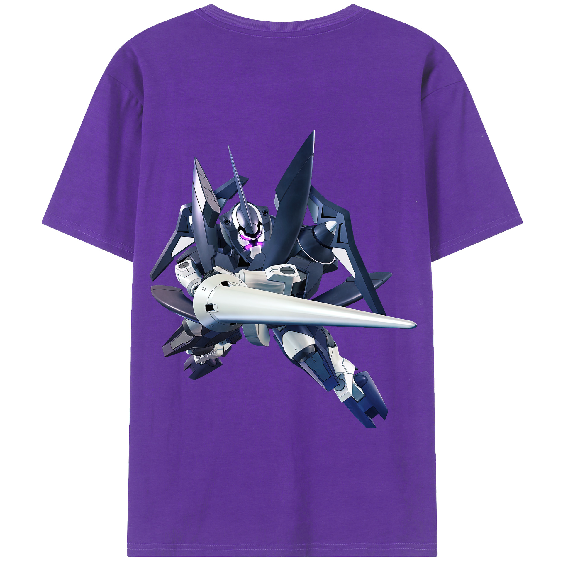 （画像用） 機動戦士ガンダム Mobile Suit Gundam 綿100％半袖Tシャツ（背面プリント）