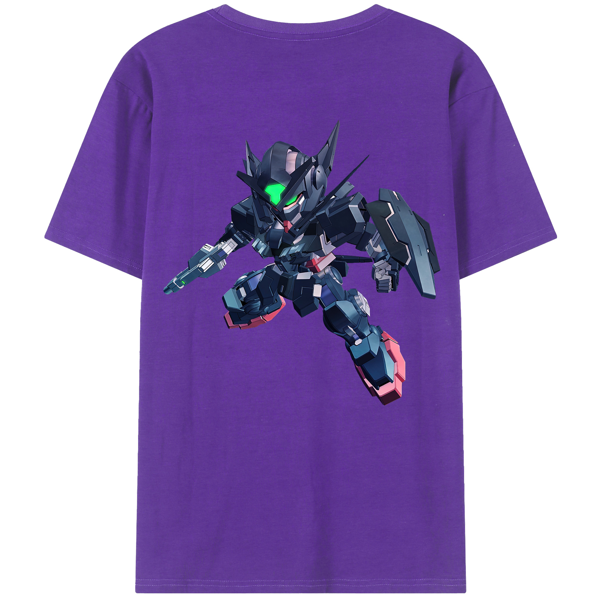 （画像用） 機動戦士ガンダム Mobile Suit Gundam 綿100％半袖Tシャツ（背面プリント）