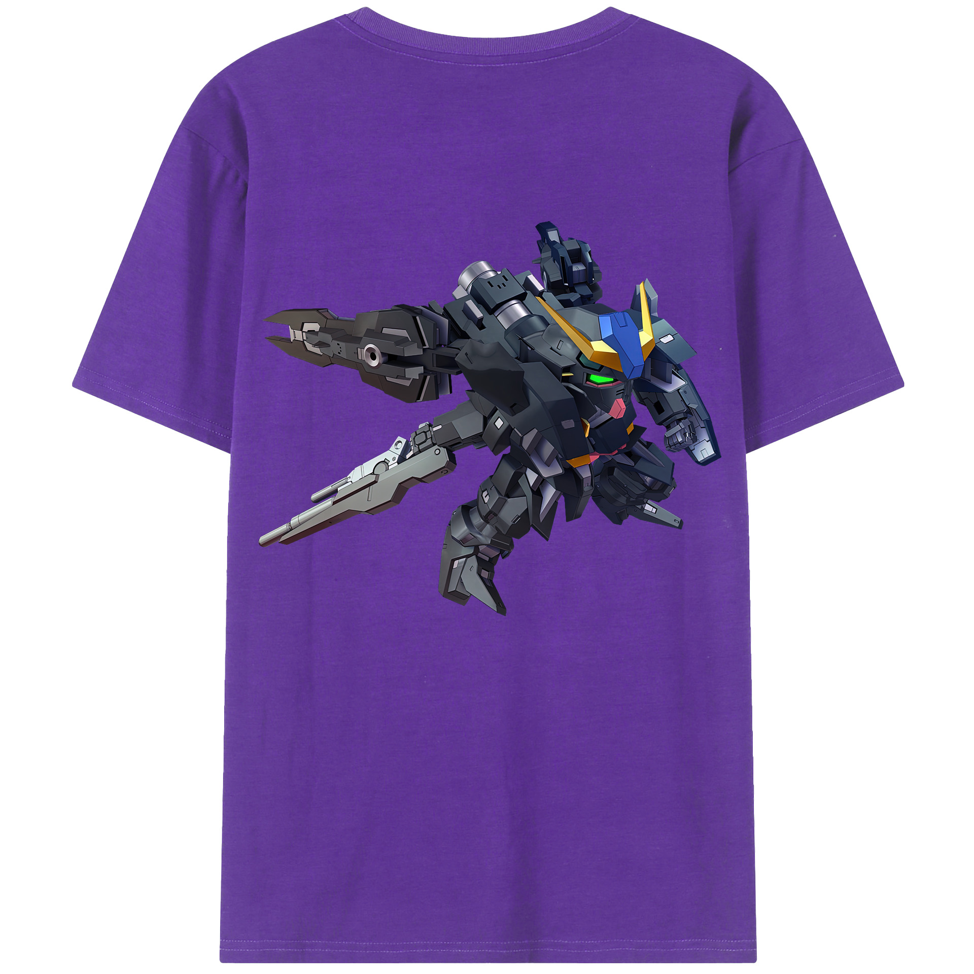 （画像用） 機動戦士ガンダム Mobile Suit Gundam 綿100％半袖Tシャツ（背面プリント）