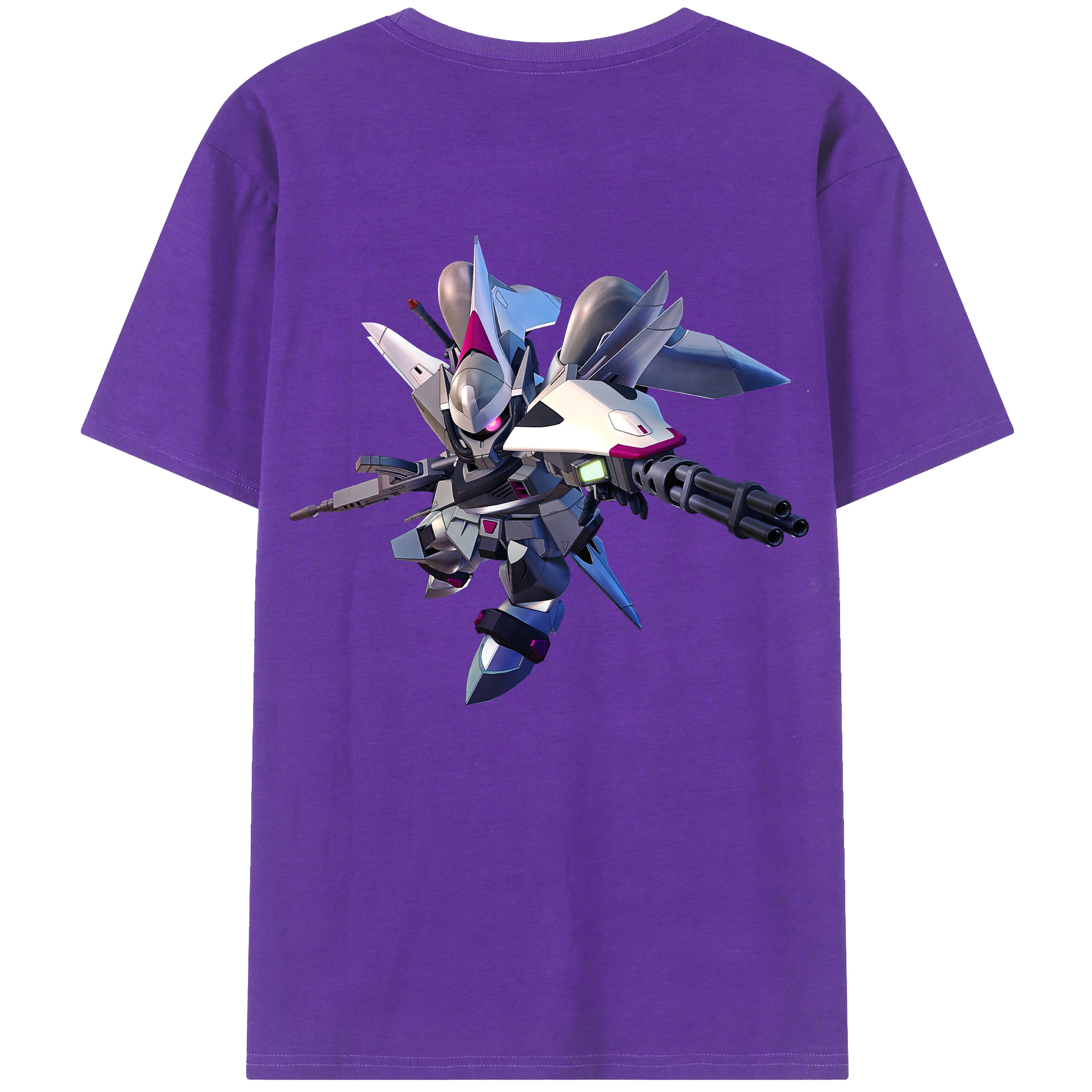 （画像用） 機動戦士ガンダム Mobile Suit Gundam 綿100％半袖Tシャツ（背面プリント）