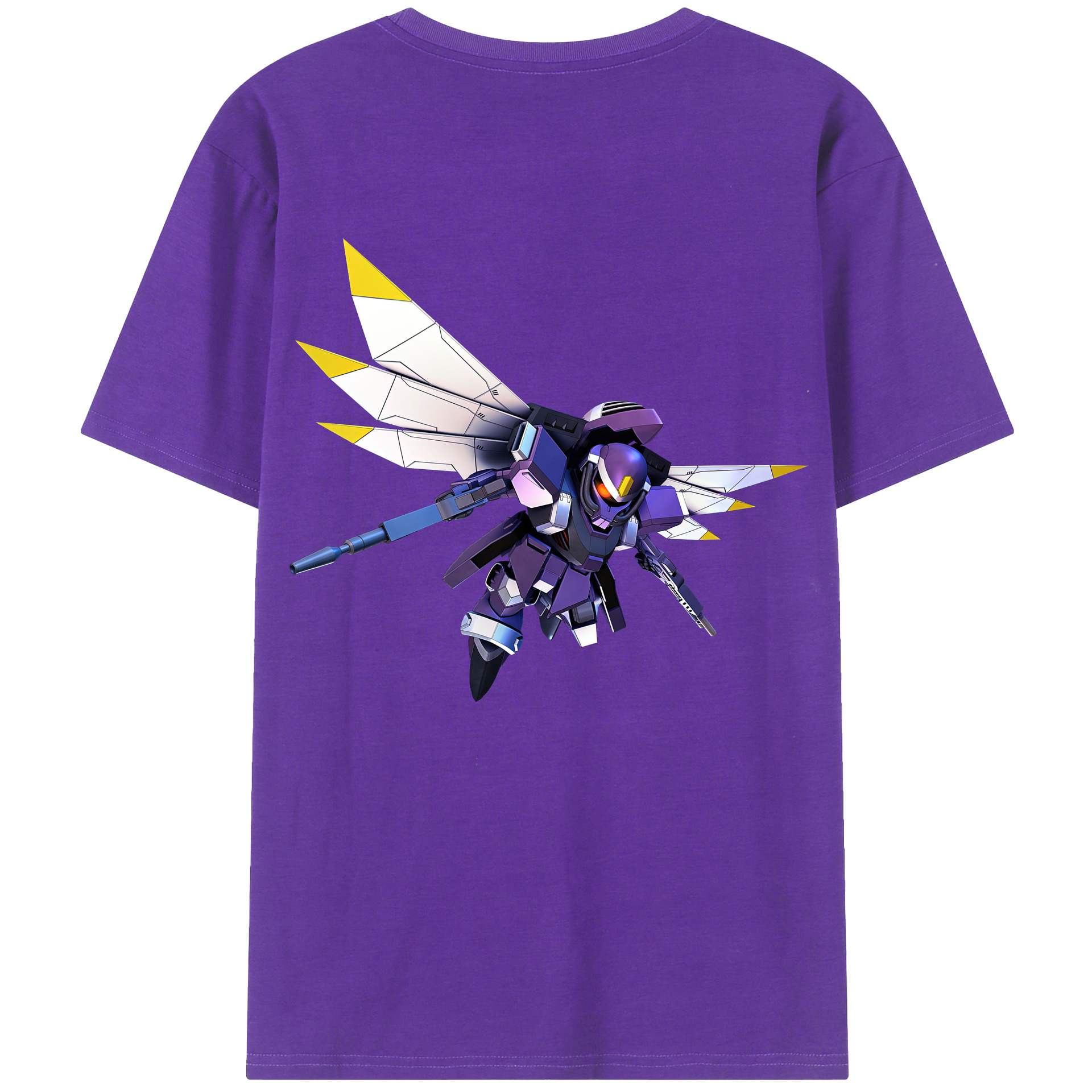 （画像用） 機動戦士ガンダム Mobile Suit Gundam 綿100％半袖Tシャツ（背面プリント）