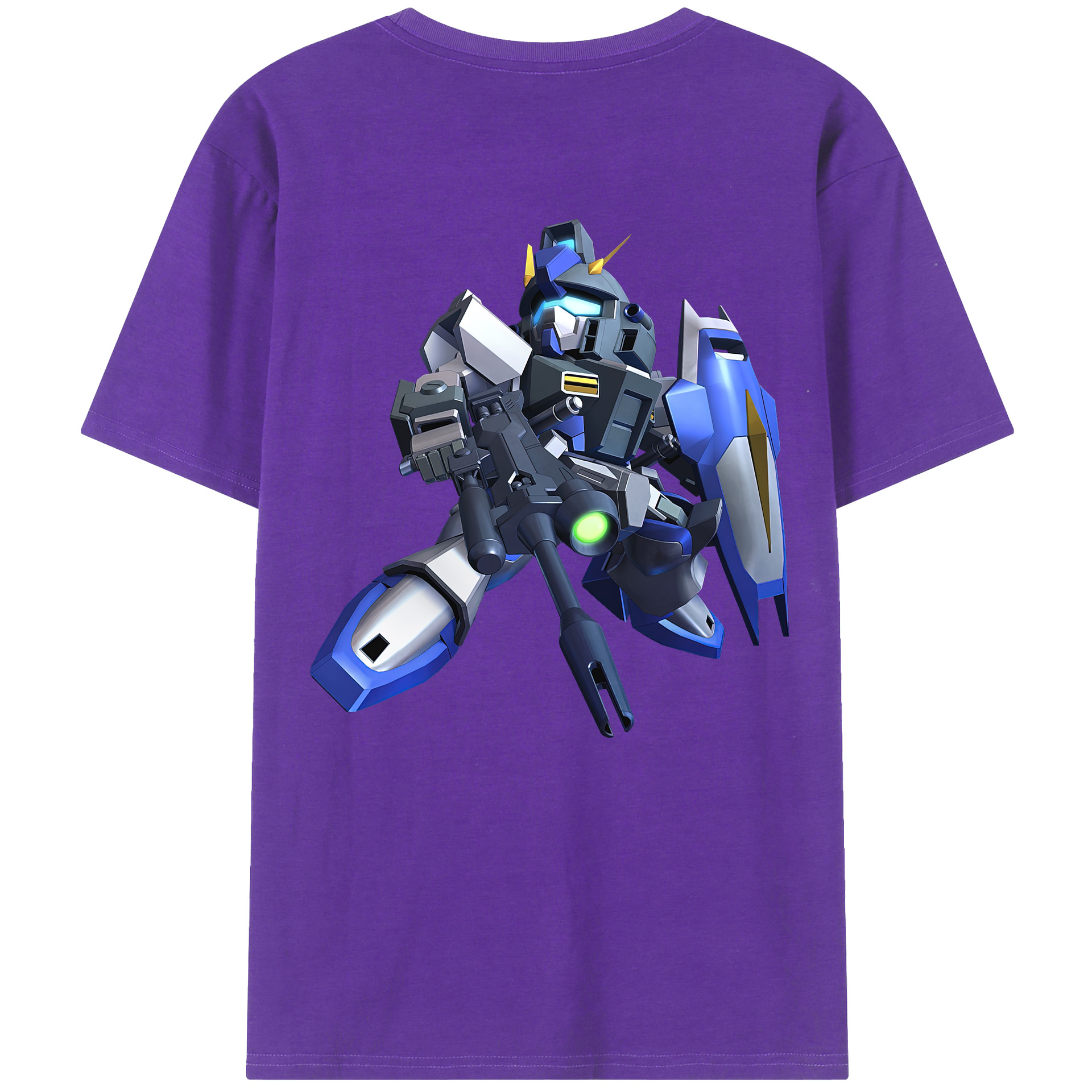 （画像用） 機動戦士ガンダム Mobile Suit Gundam 綿100％半袖Tシャツ（背面プリント）