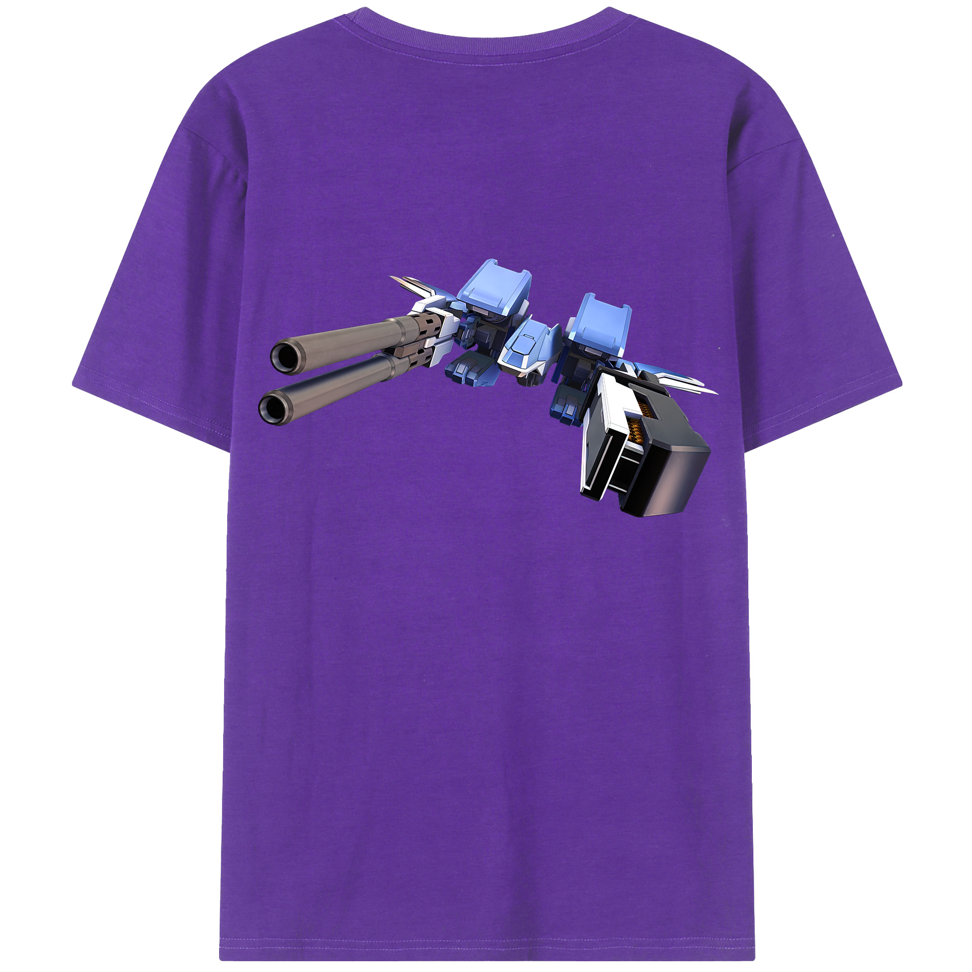 （画像用） 機動戦士ガンダム Mobile Suit Gundam 綿100％半袖Tシャツ（背面プリント）