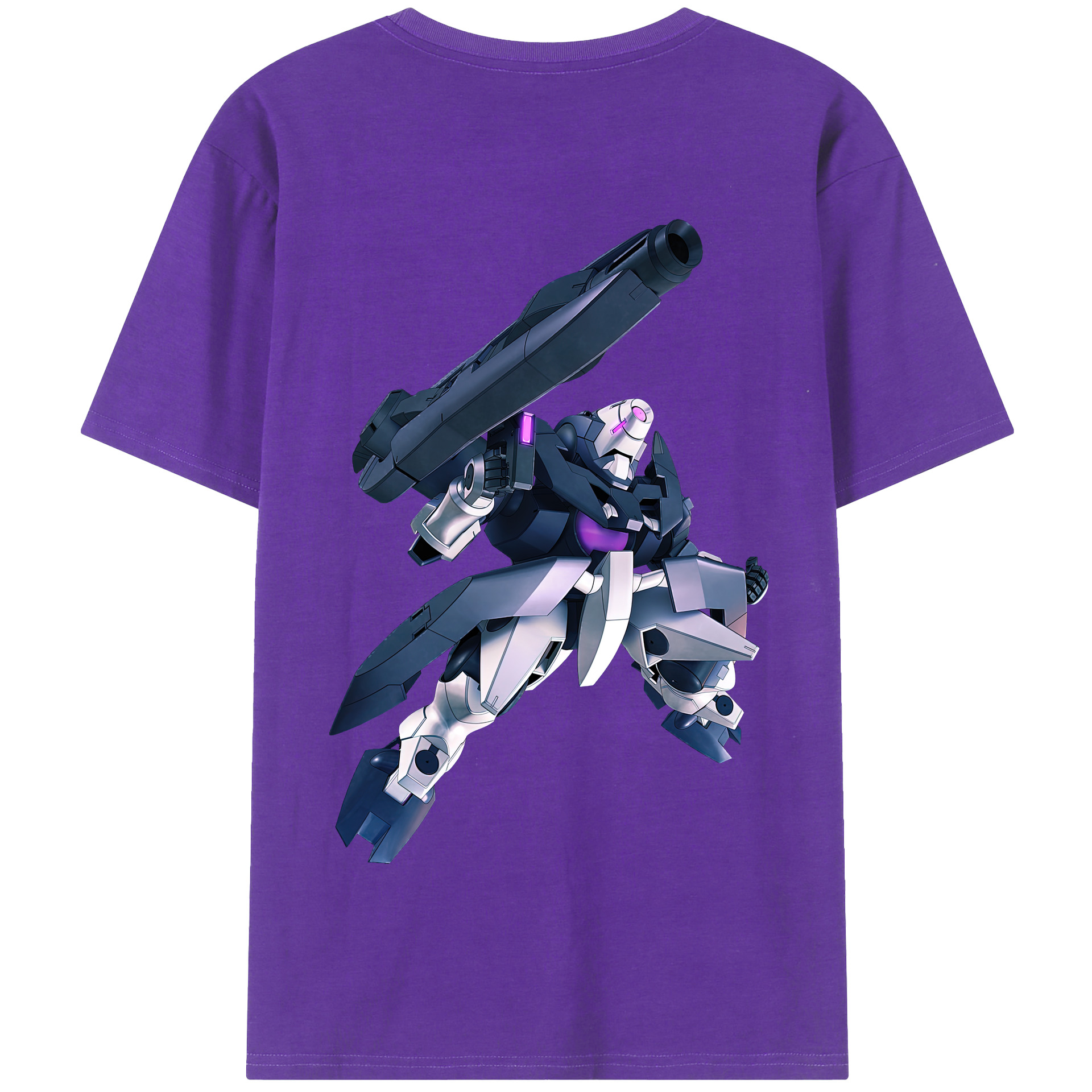 （画像用） 機動戦士ガンダム Mobile Suit Gundam 綿100％半袖Tシャツ（背面プリント）