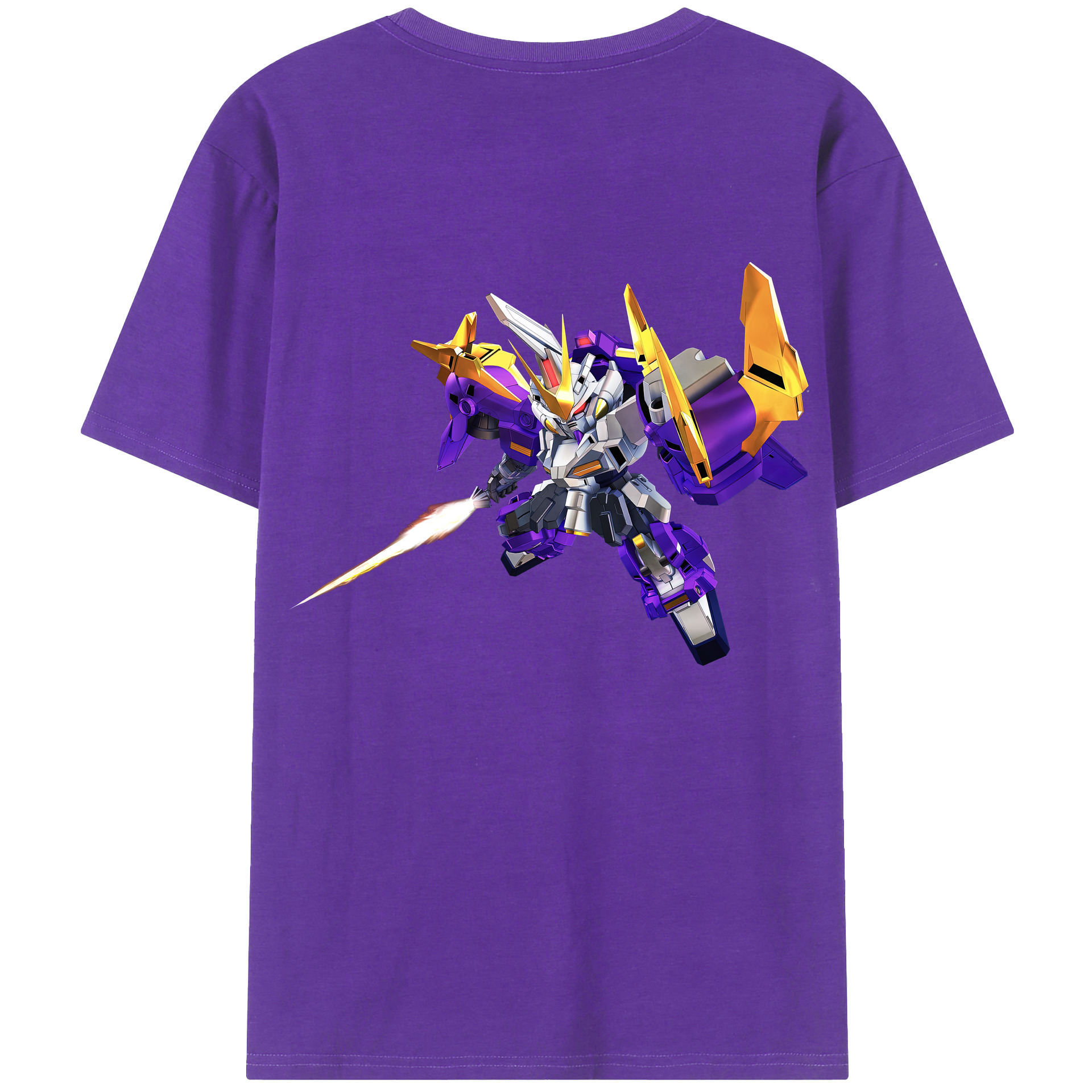 （画像用） 機動戦士ガンダム Mobile Suit Gundam 綿100％半袖Tシャツ（背面プリント）