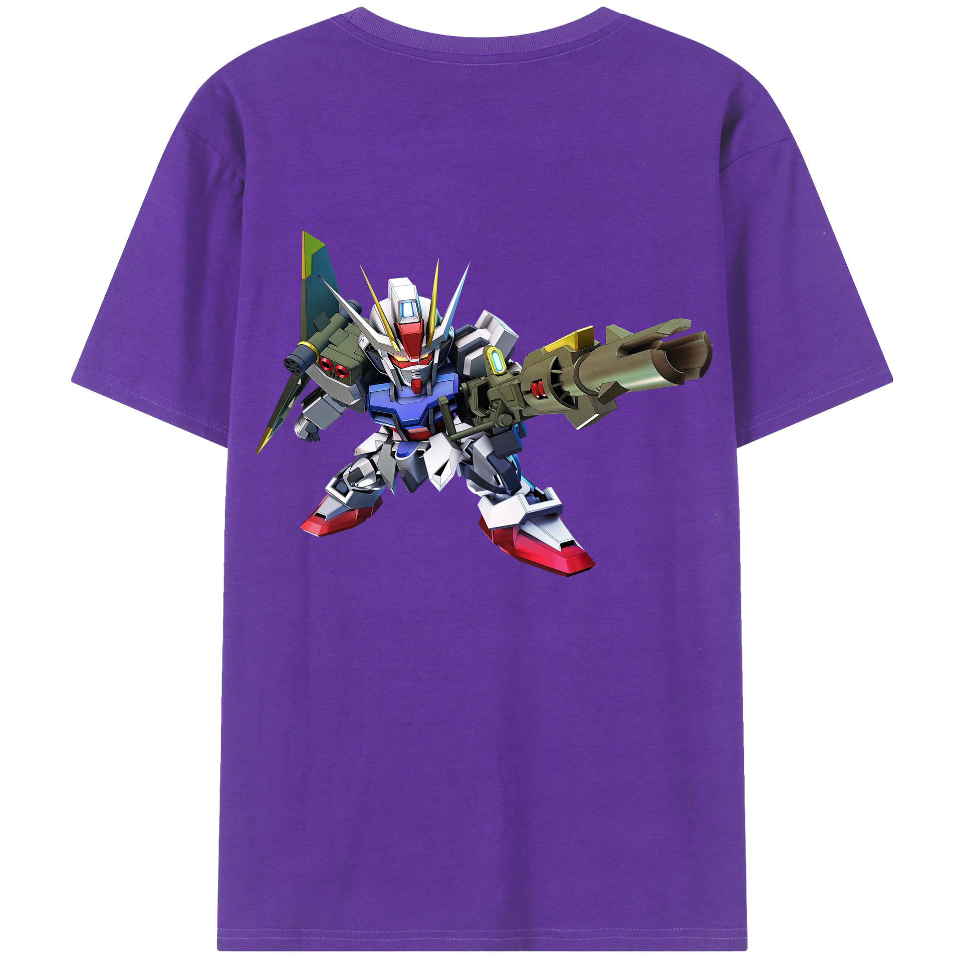 （画像用） 機動戦士ガンダム Mobile Suit Gundam 綿100％半袖Tシャツ（背面プリント）