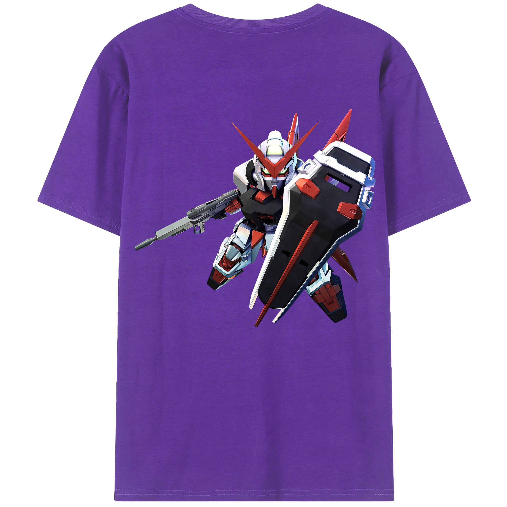（画像用） 機動戦士ガンダム Mobile Suit Gundam 綿100％半袖Tシャツ（背面プリント）