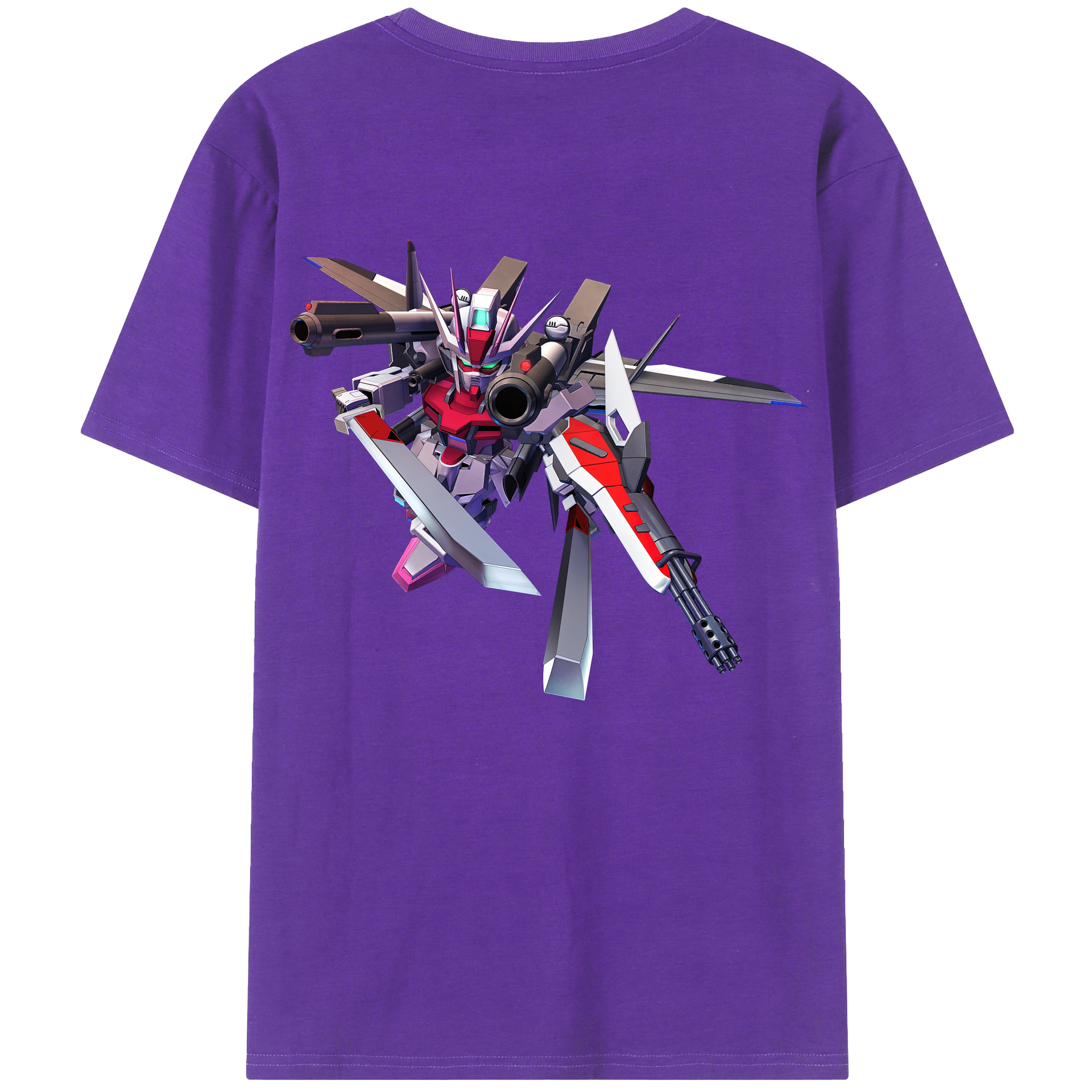 （画像用） 機動戦士ガンダム Mobile Suit Gundam 綿100％半袖Tシャツ（背面プリント）