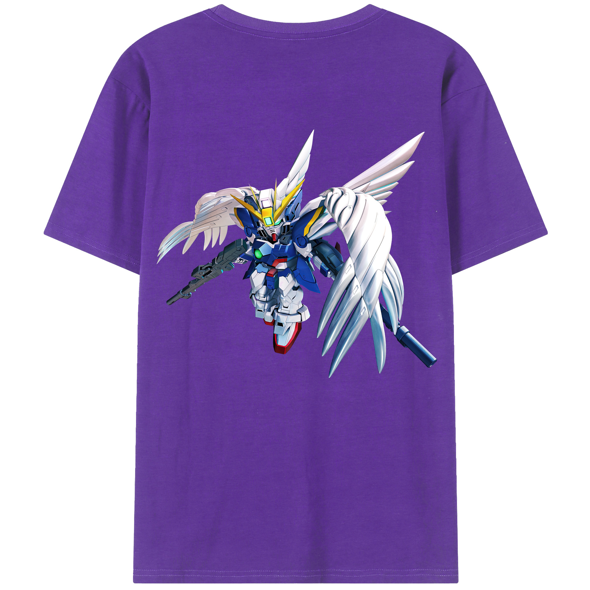 （画像用） 機動戦士ガンダム Mobile Suit Gundam 綿100％半袖Tシャツ（背面プリント）