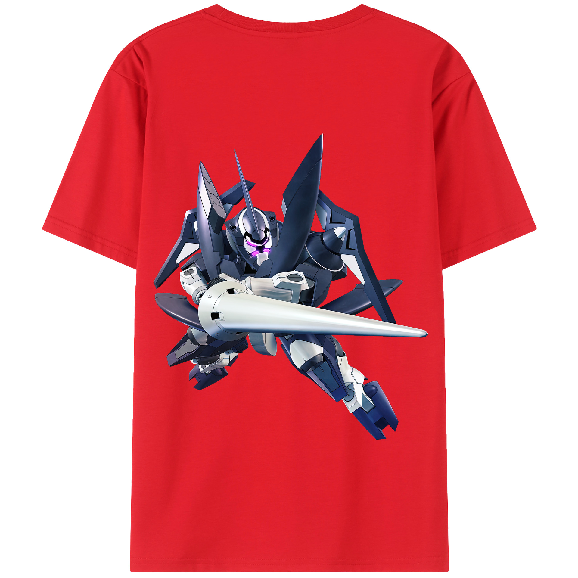 （画像用） 機動戦士ガンダム Mobile Suit Gundam 綿100％半袖Tシャツ（背面プリント）