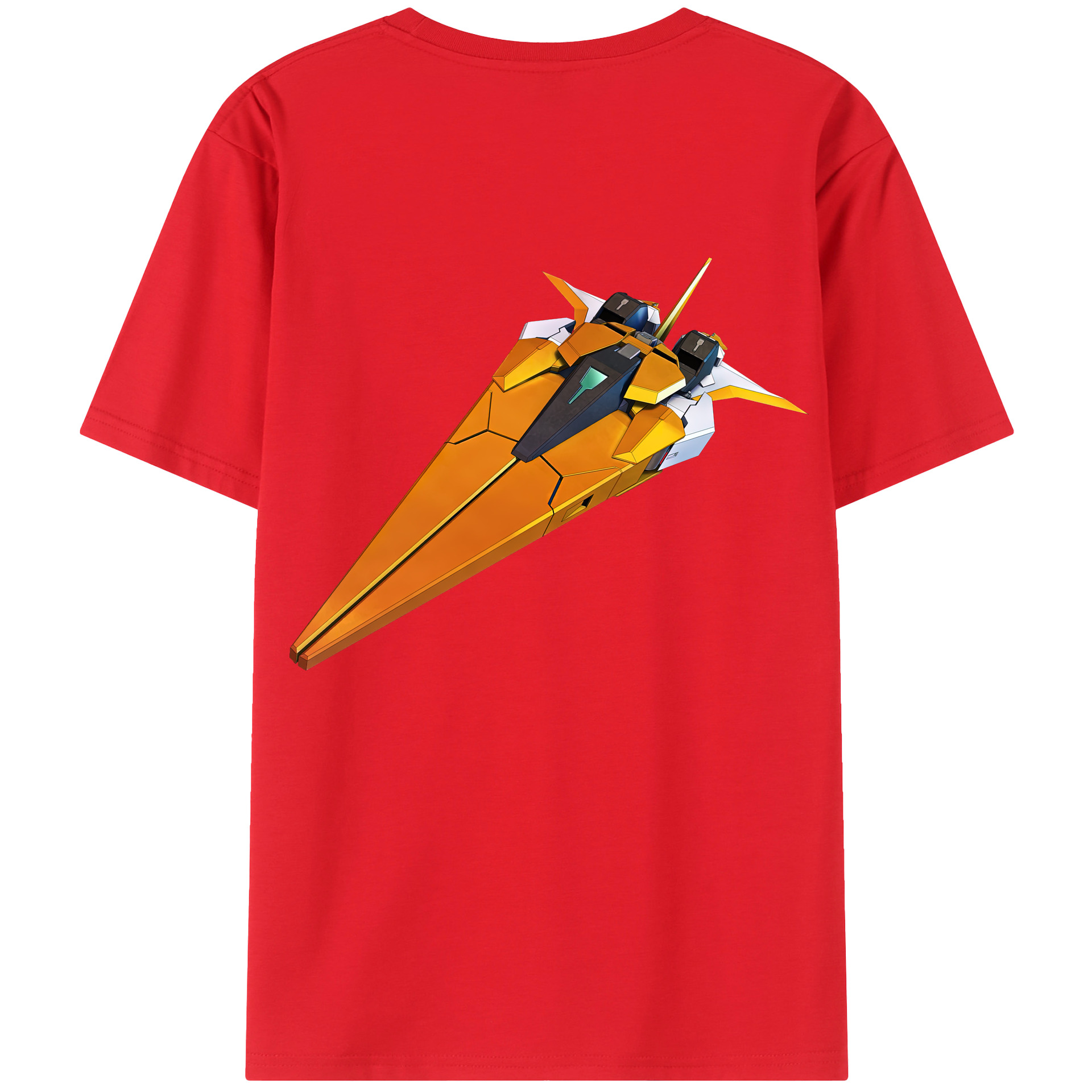 （画像用） 機動戦士ガンダム Mobile Suit Gundam 綿100％半袖Tシャツ（背面プリント）