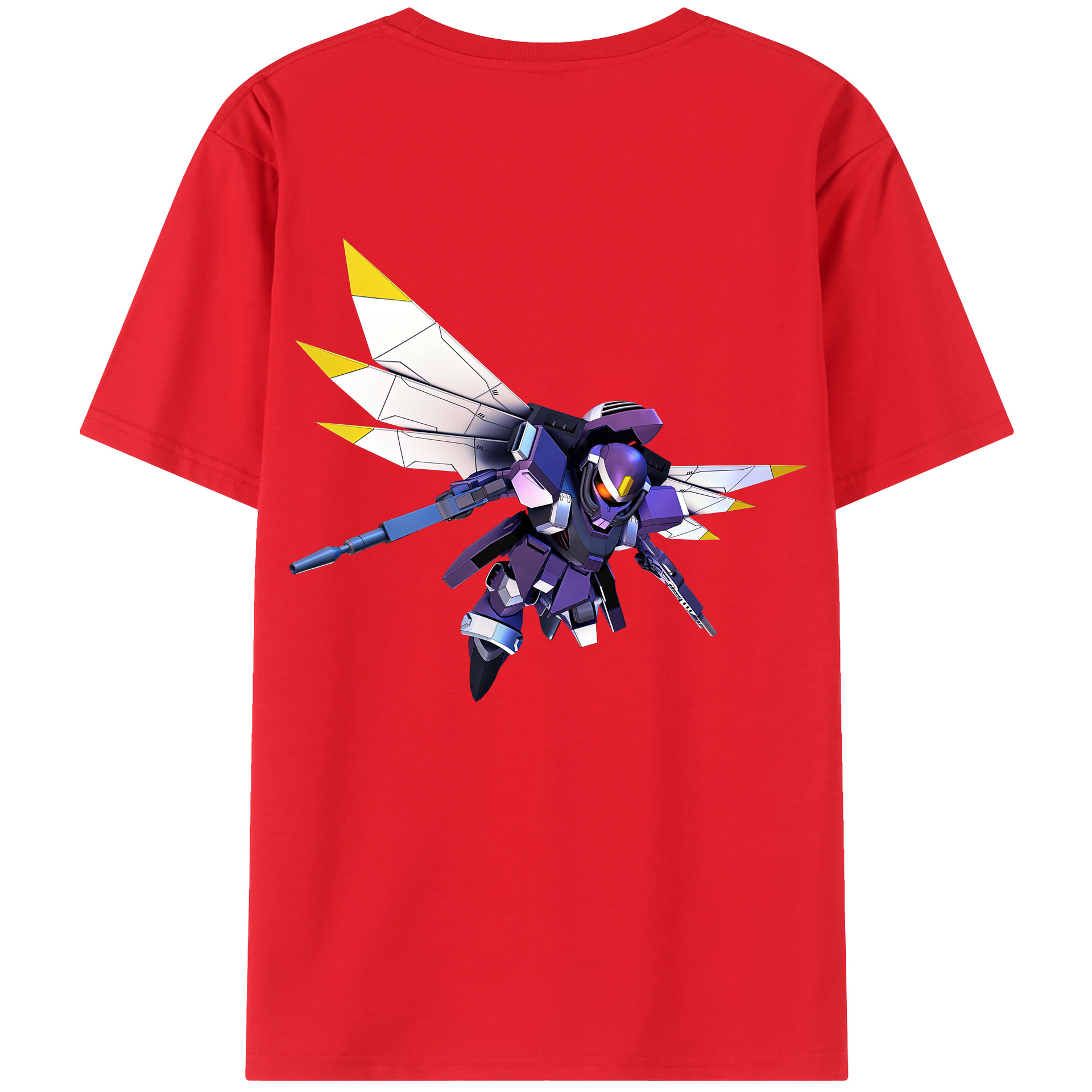 （画像用） 機動戦士ガンダム Mobile Suit Gundam 綿100％半袖Tシャツ（背面プリント）